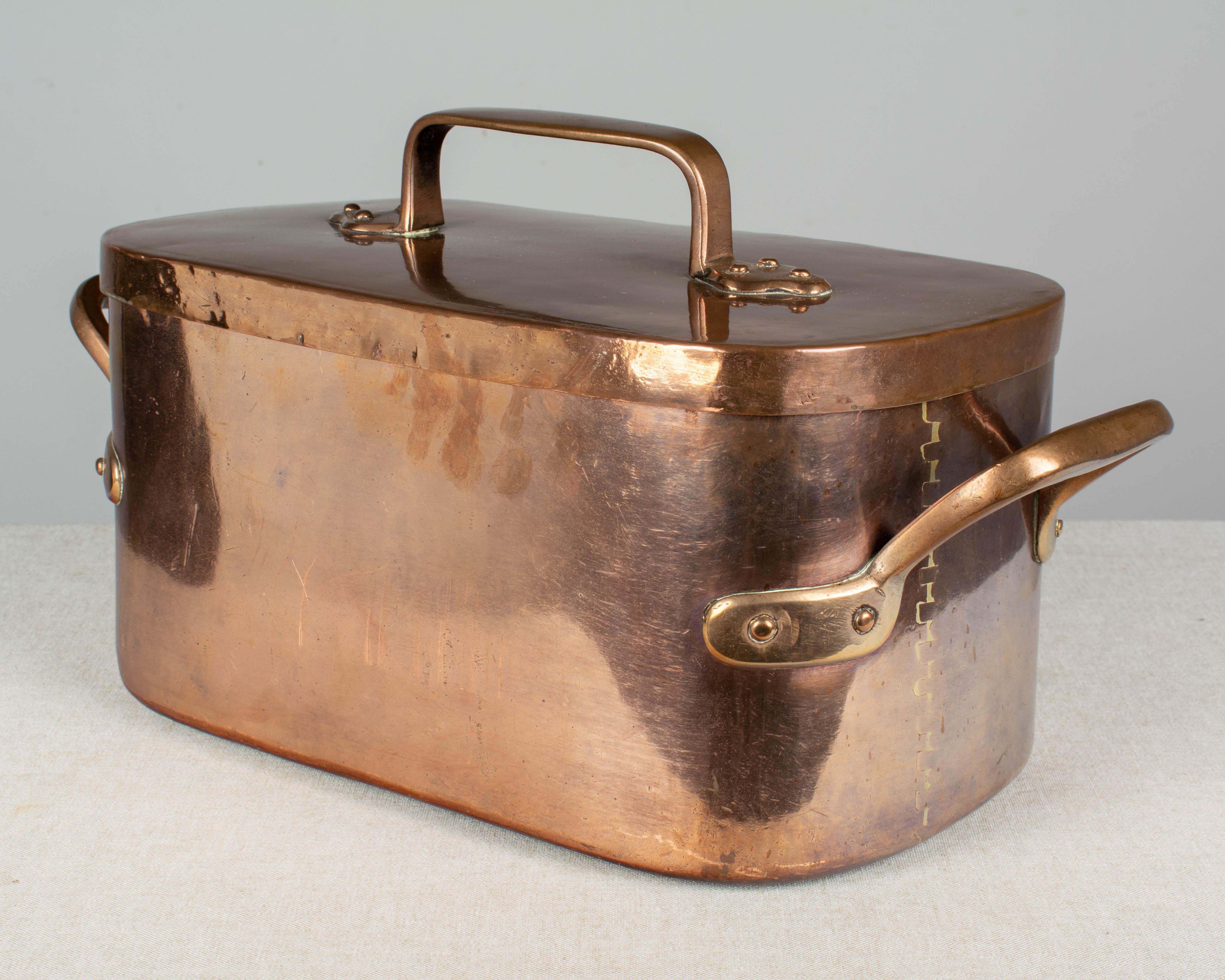 19th Century French Copper Daubiere or Braiser Pot 3