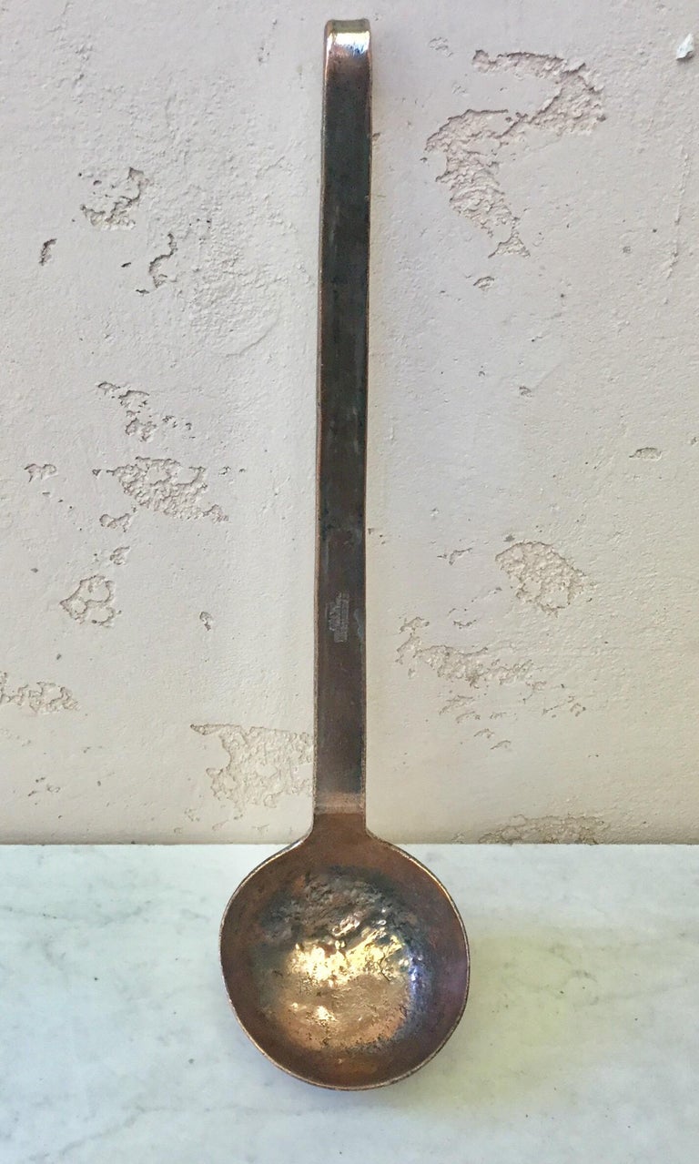 19th Century French Copper Ladle Dehillerin Paris For Sale at 1stDibs
