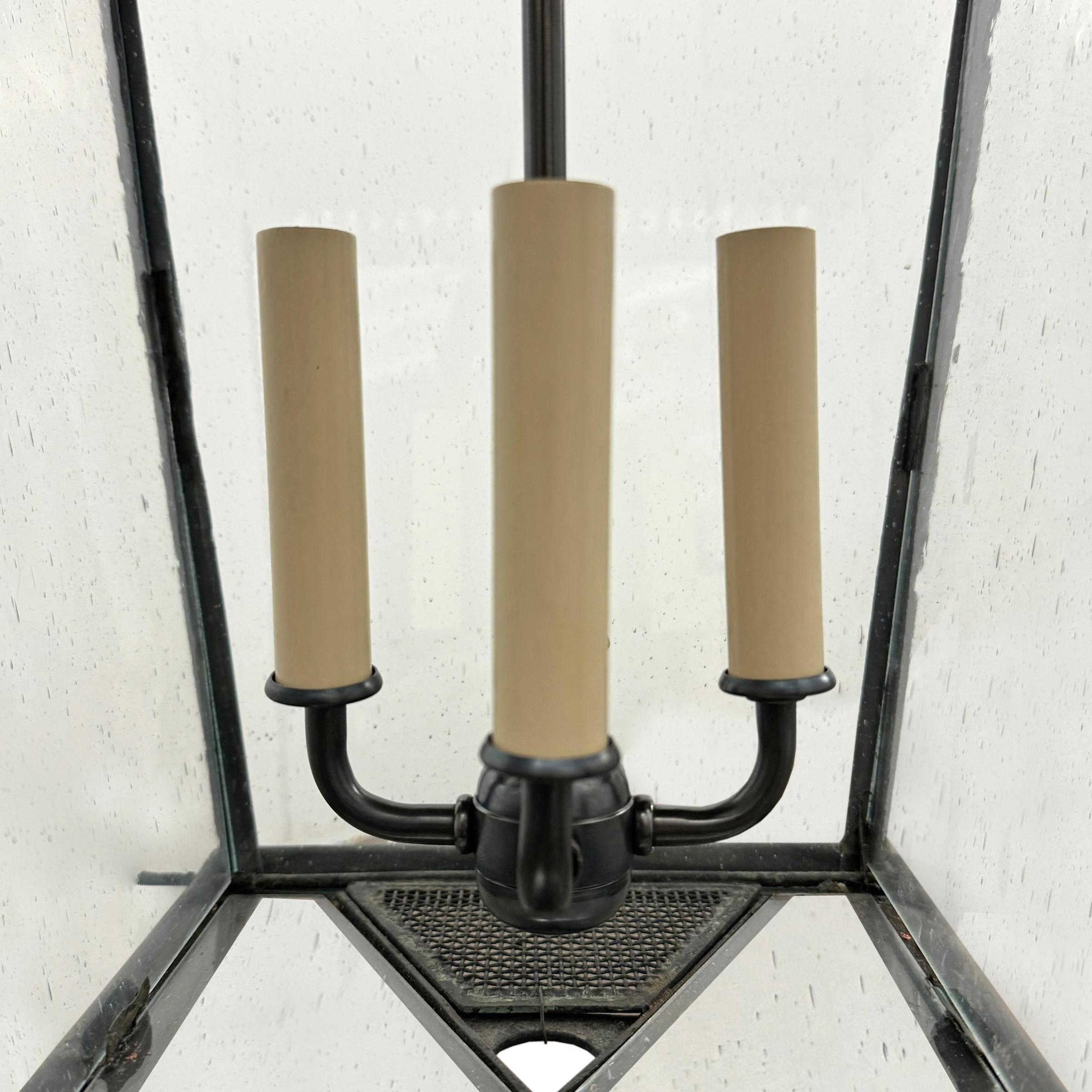 19th Century French Copper Lantern 7