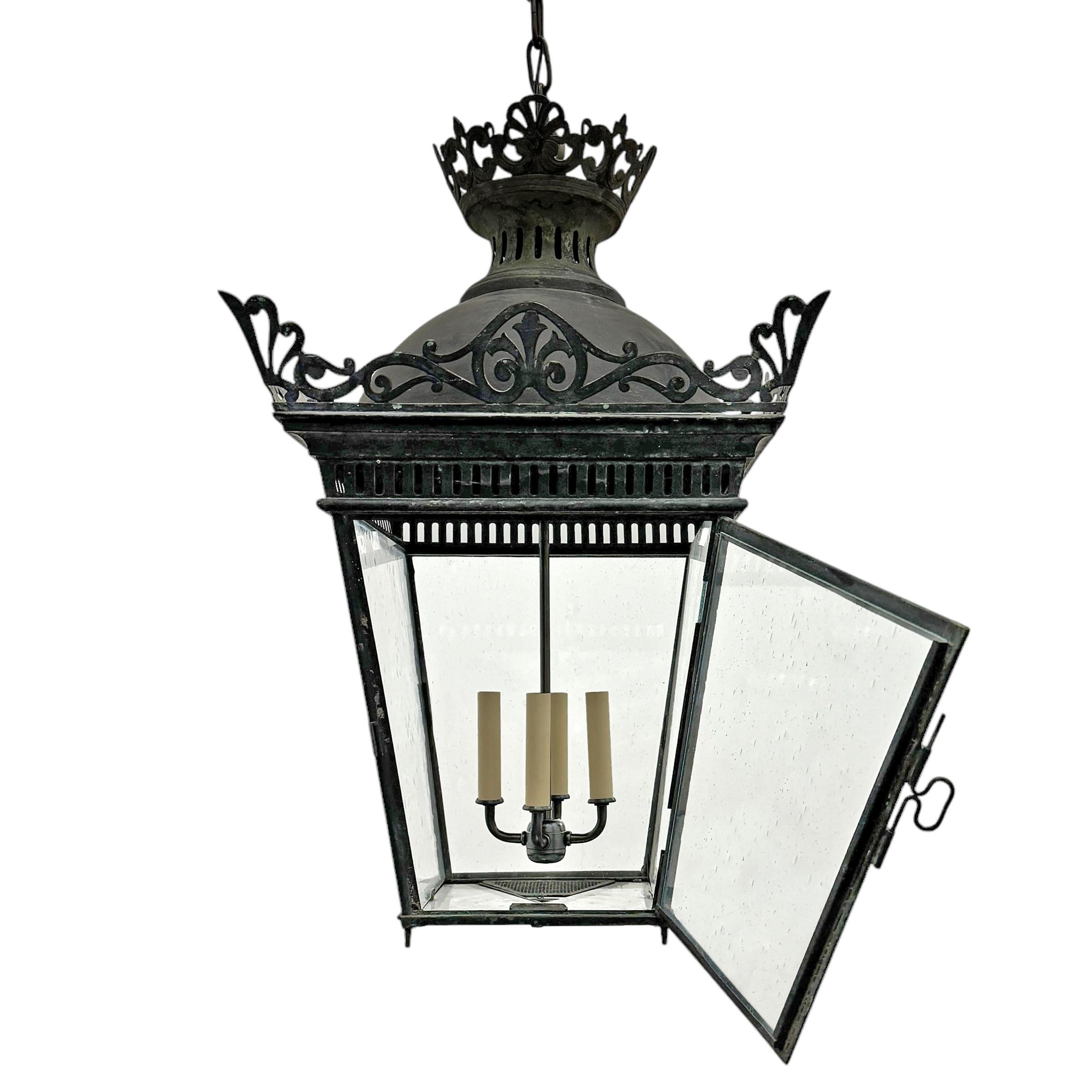 19th Century French Copper Lantern 2
