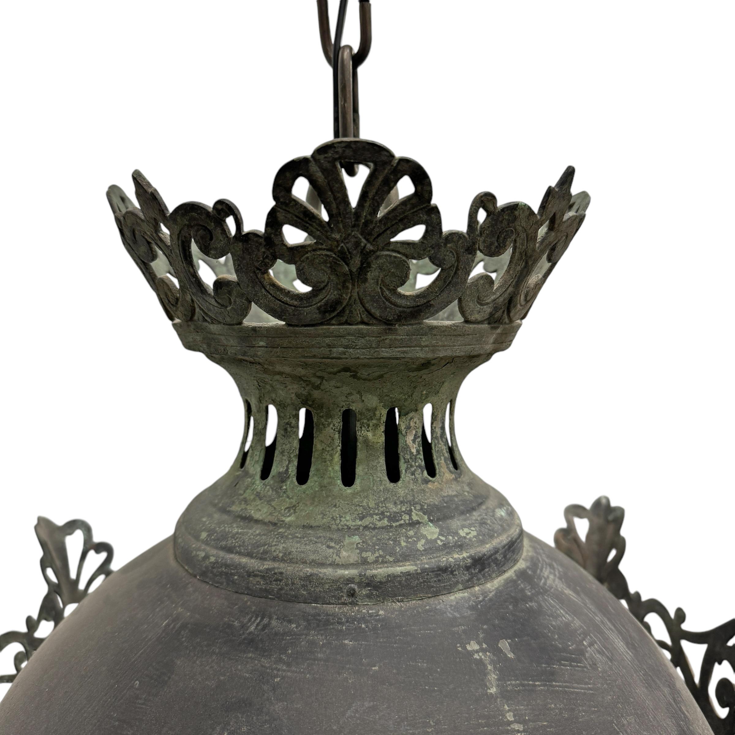 19th Century French Copper Lantern 4