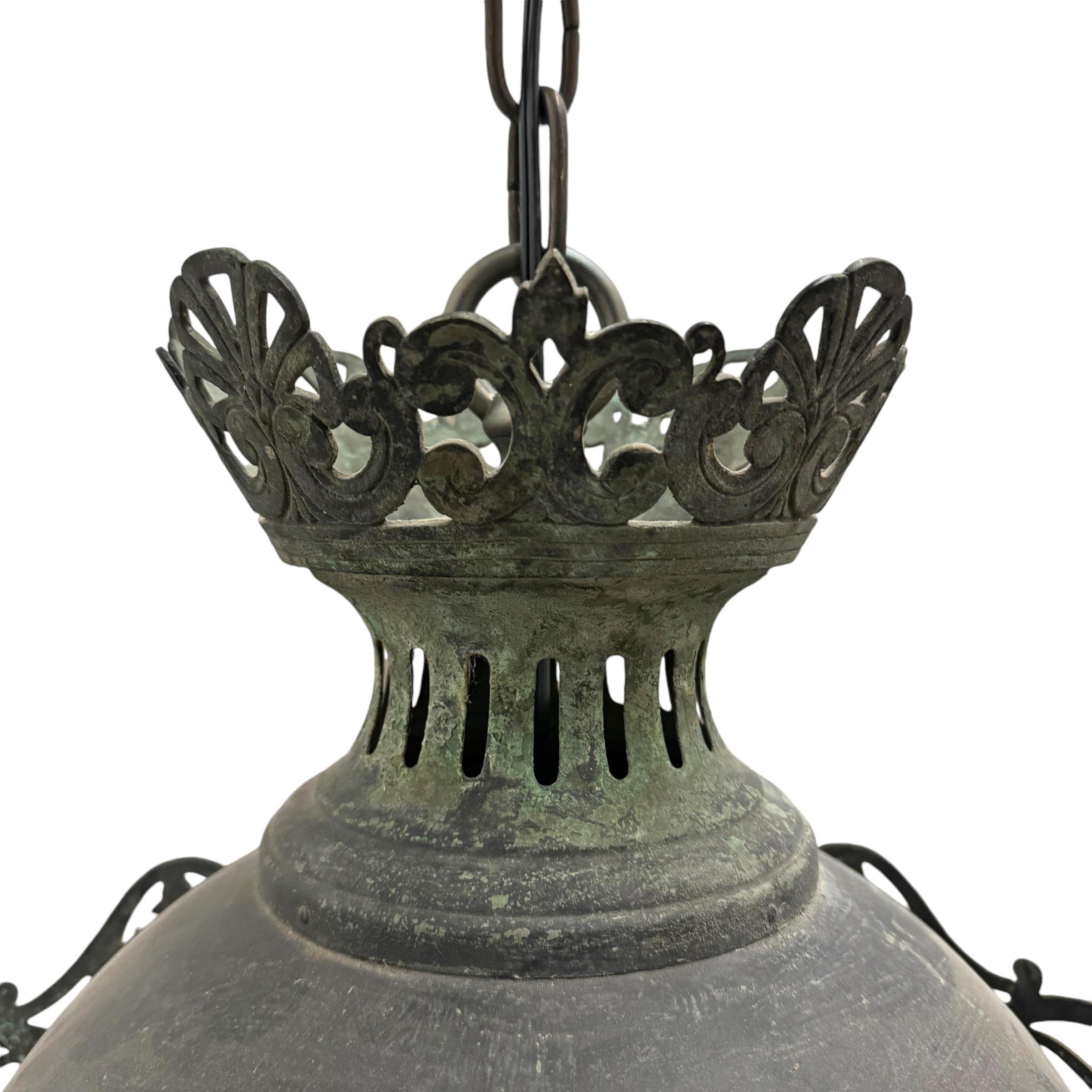 19th Century French Copper Lantern 5