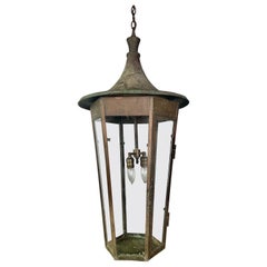 19th Century French Copper Lantern