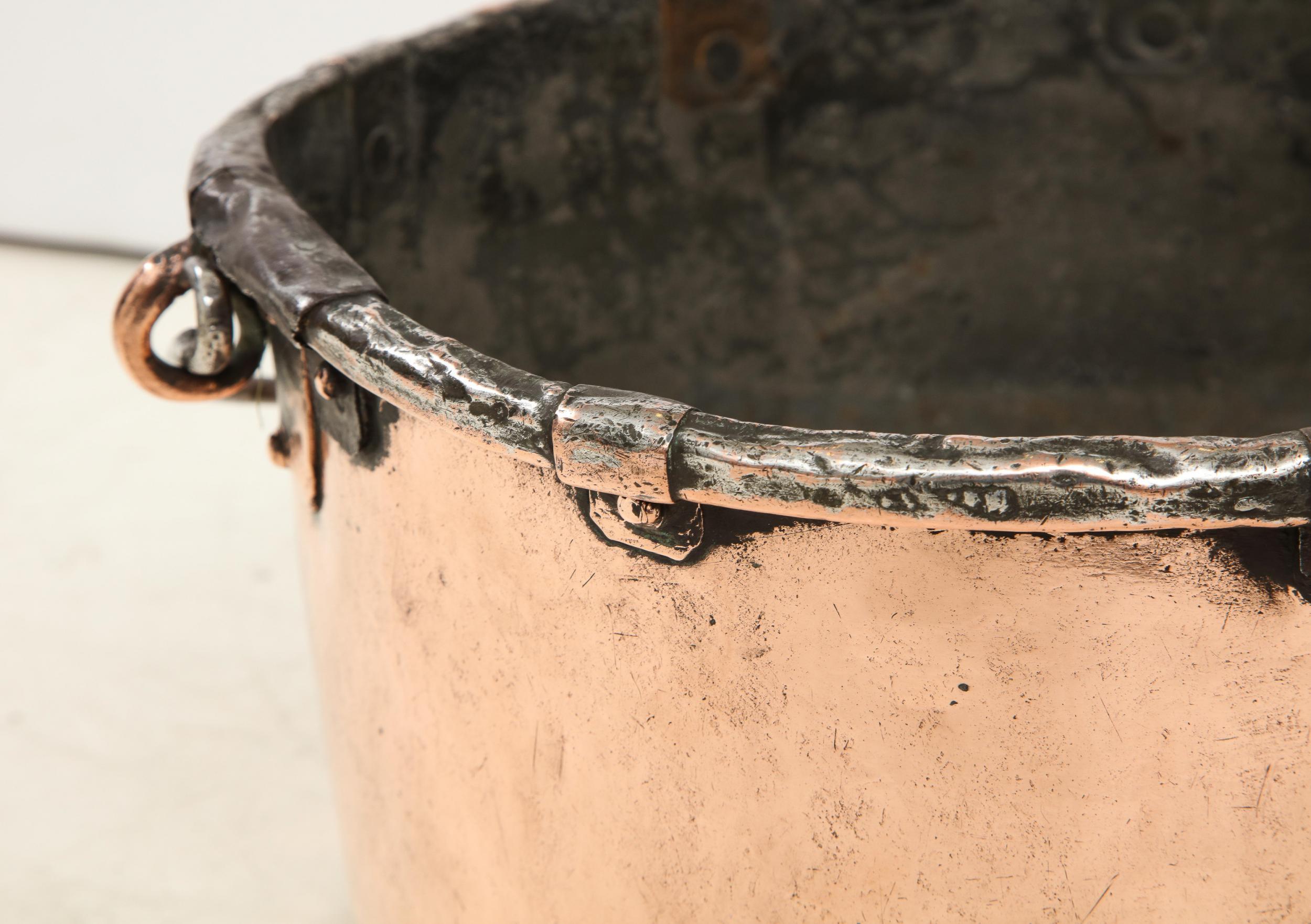 19th Century French Copper Pail For Sale 4