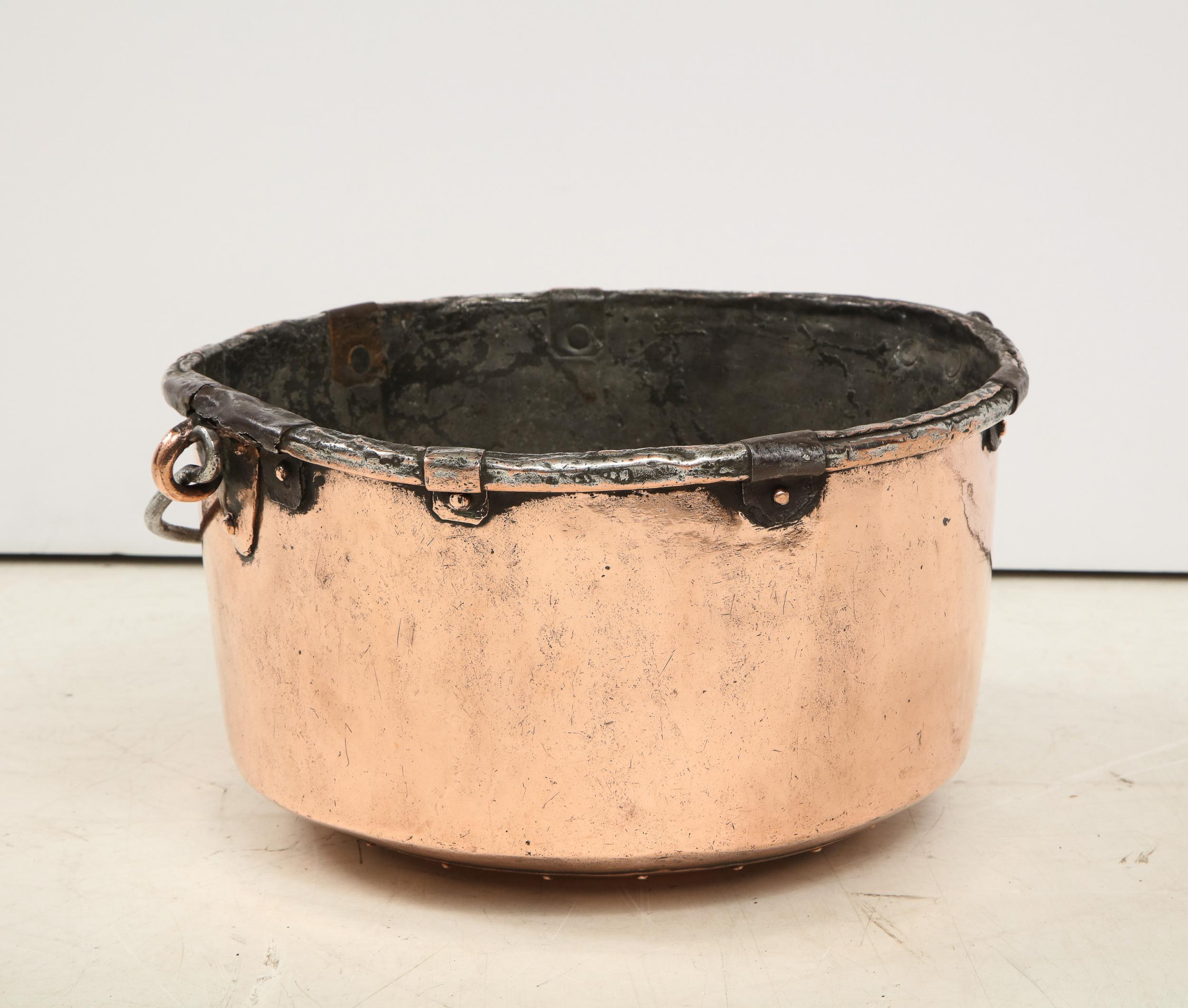 19th Century French Copper Pail For Sale 3