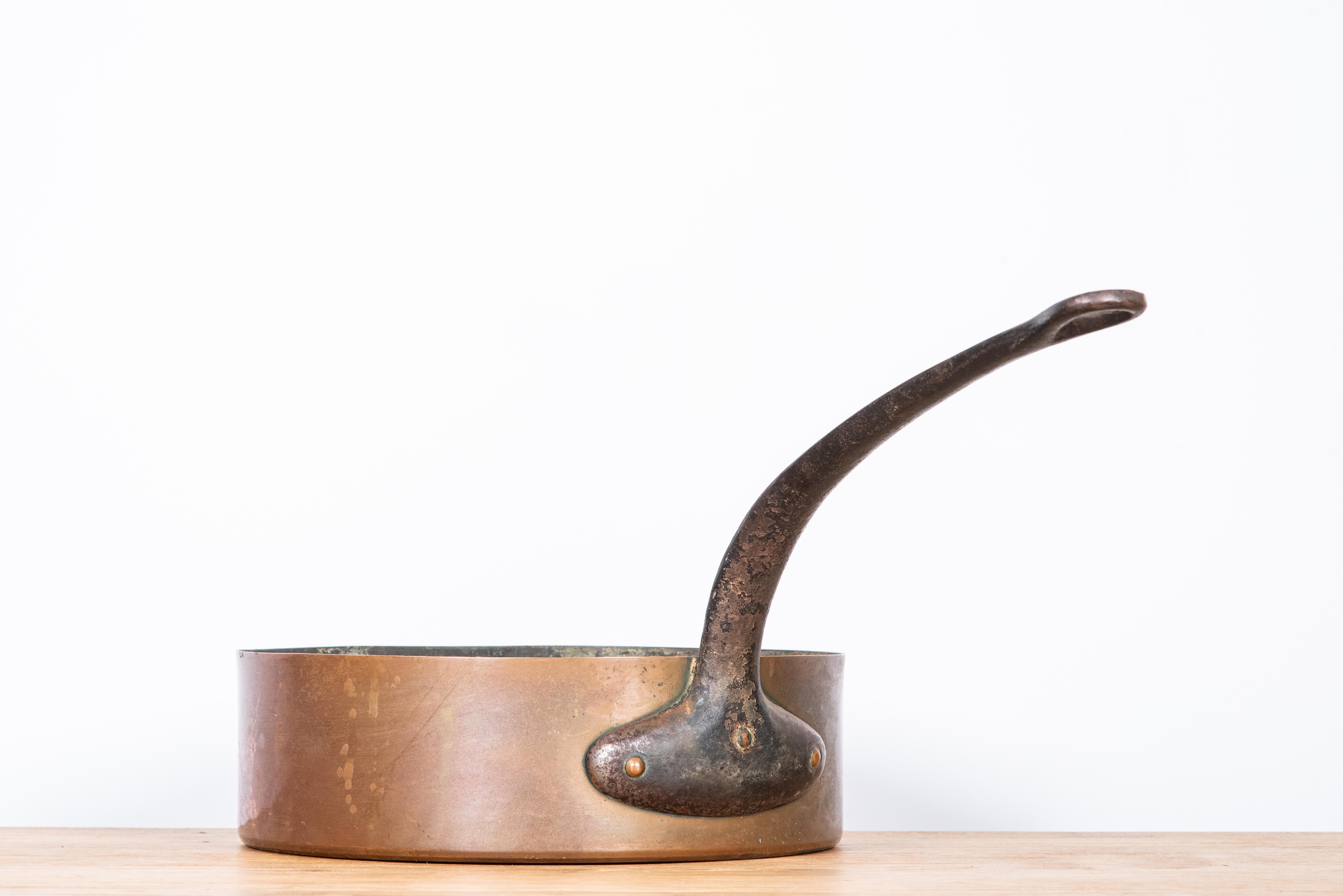 19th Century French Copper Pan From Serrant 1