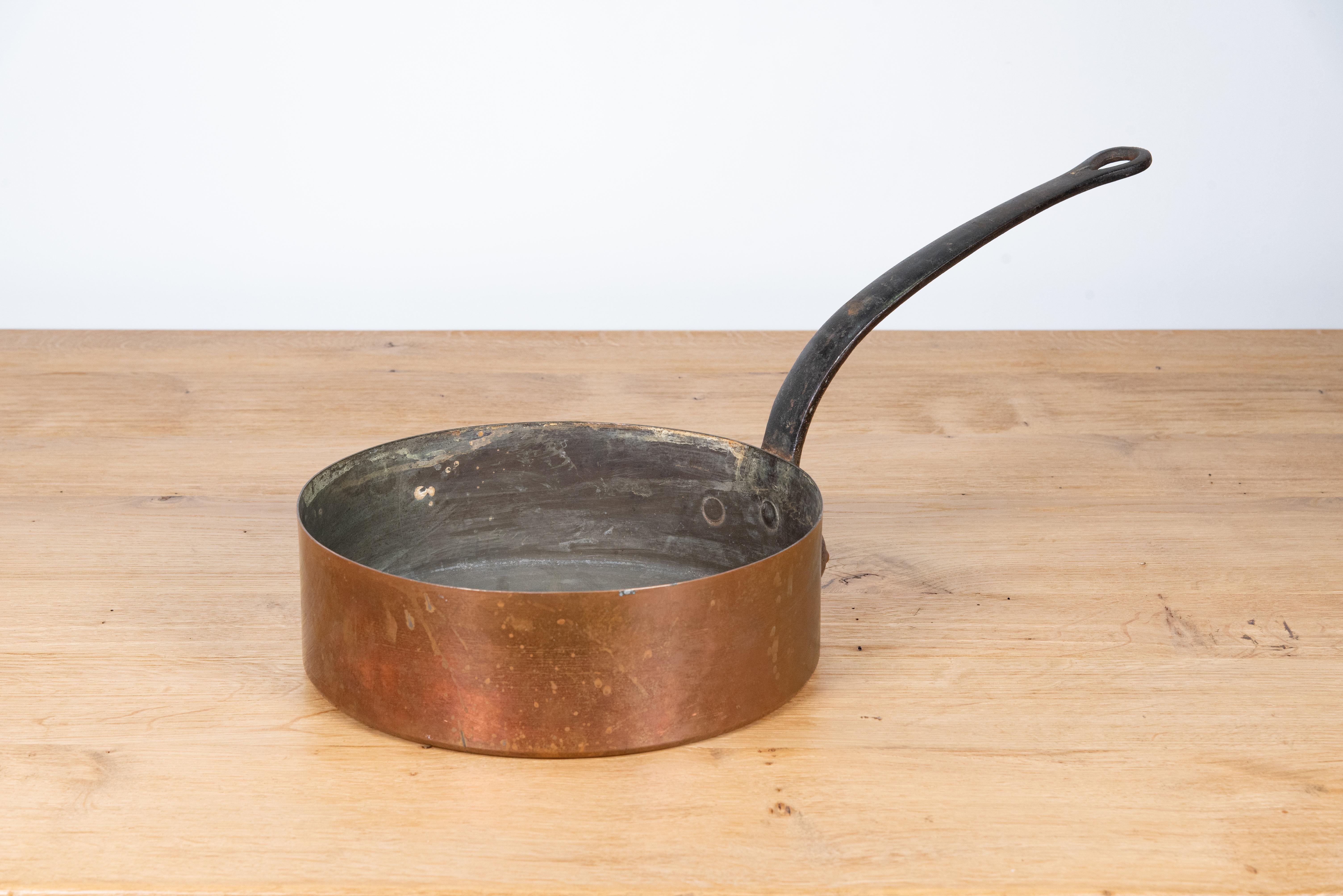 19th Century French Copper Pan From Serrant 2