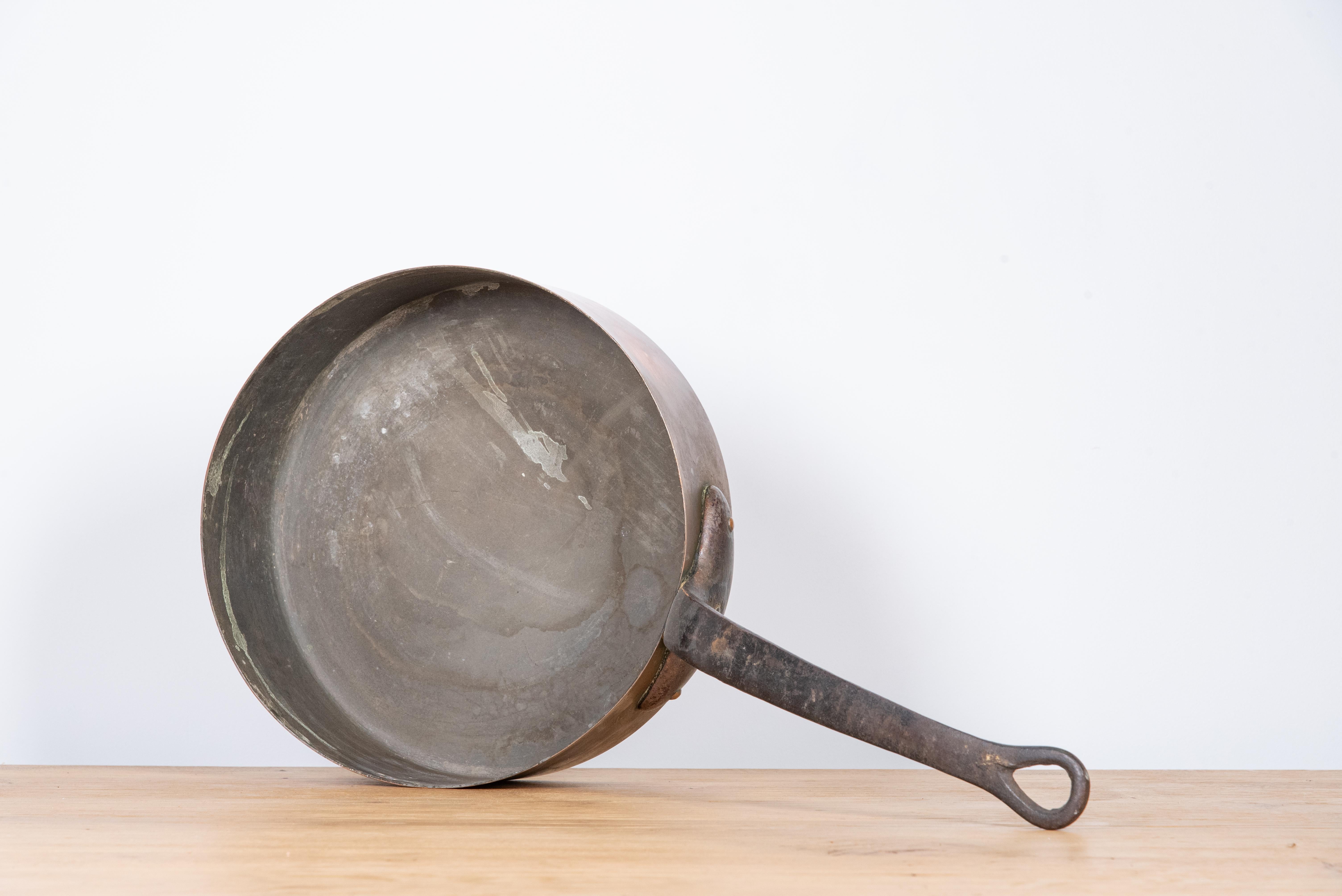 19th Century French Copper Pan From Serrant 3