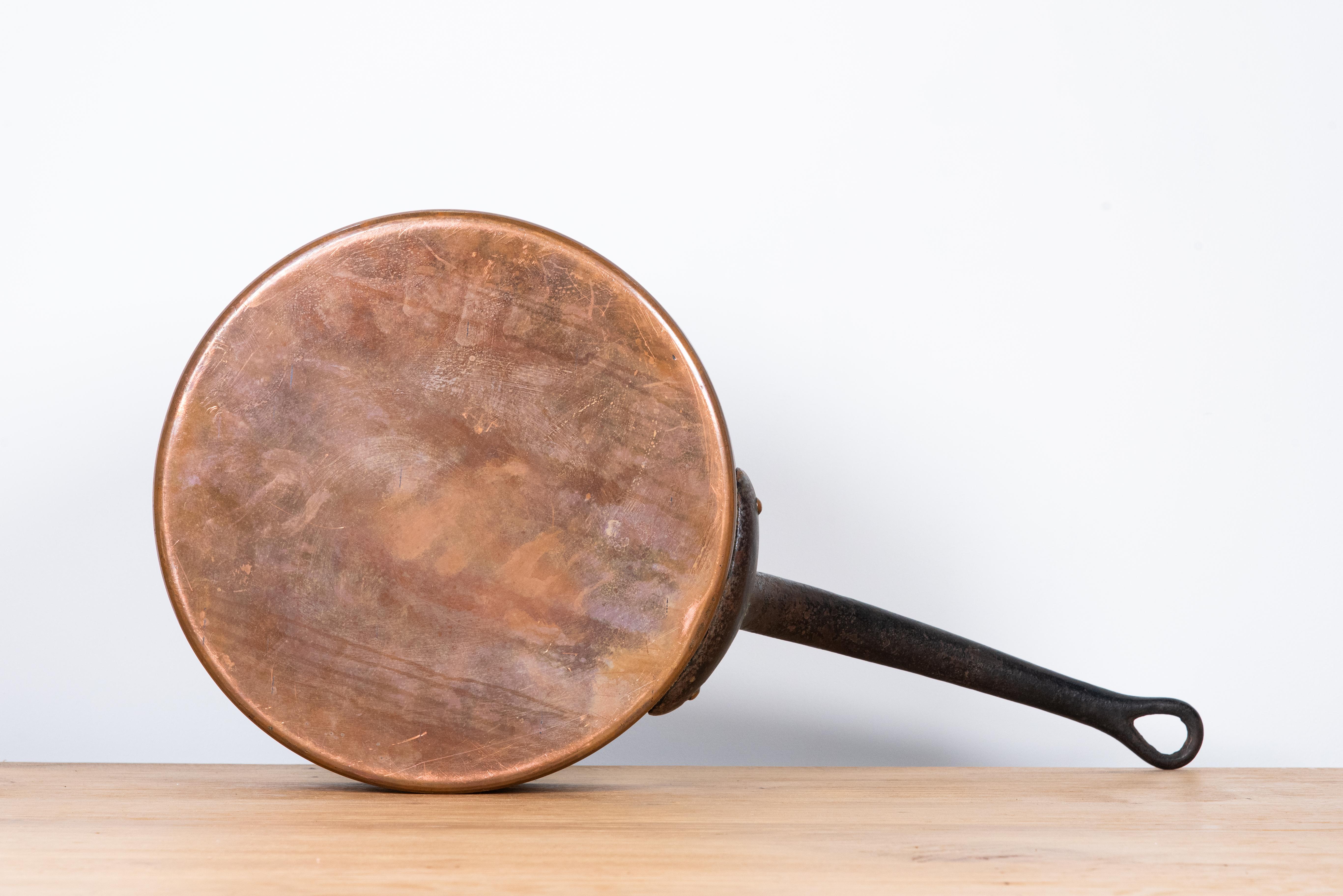 19th Century French Copper Pan From Serrant 4