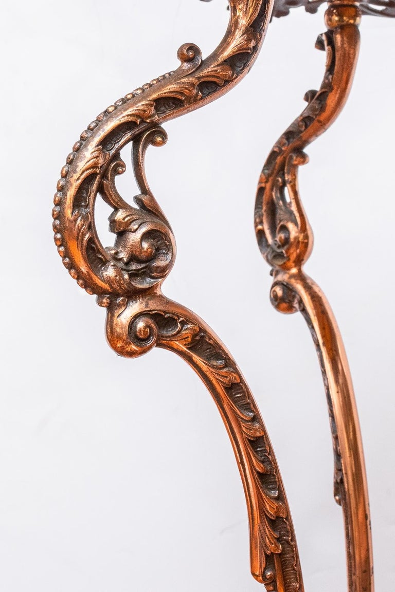 19th Century French Copper Plant Stand or Pedestal For Sale at 1stDibs