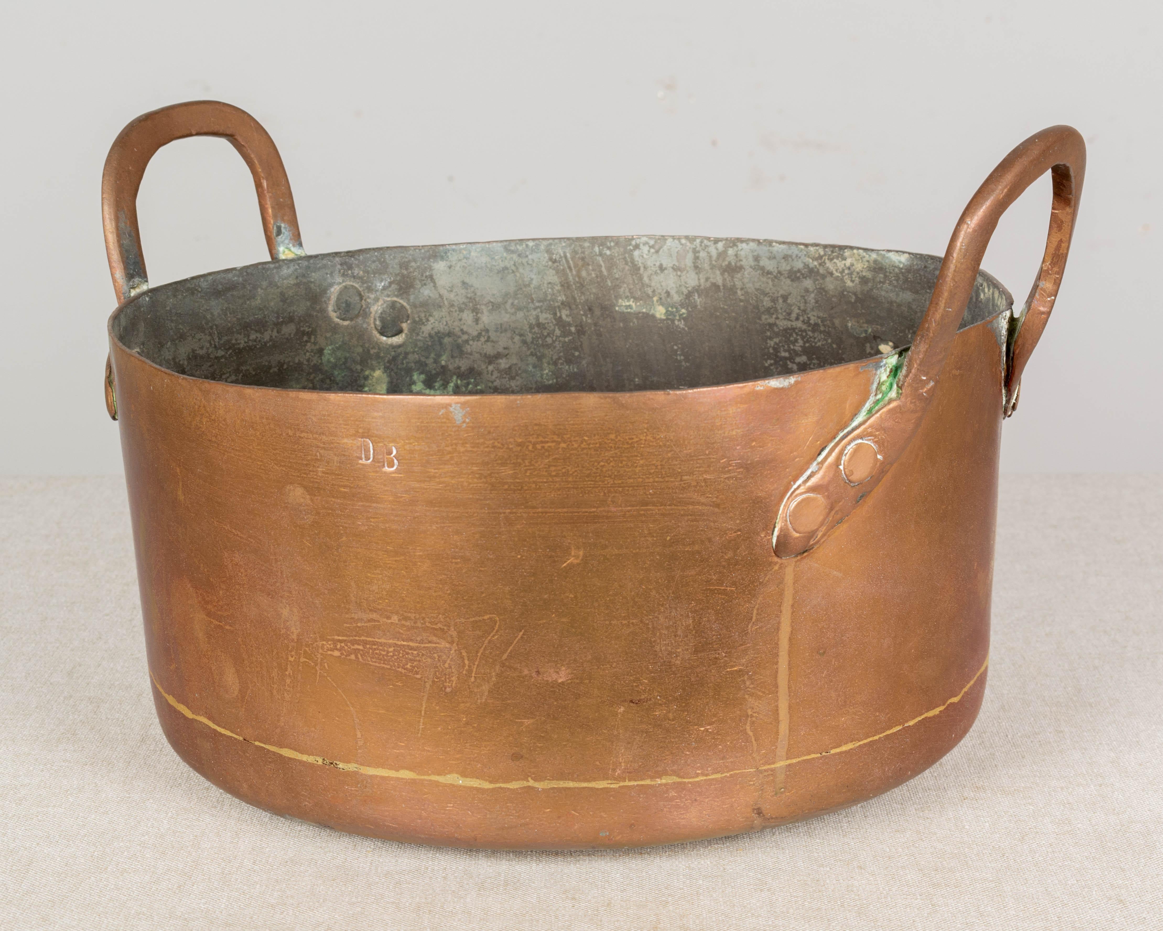 19th Century French Copper Pot For Sale 5