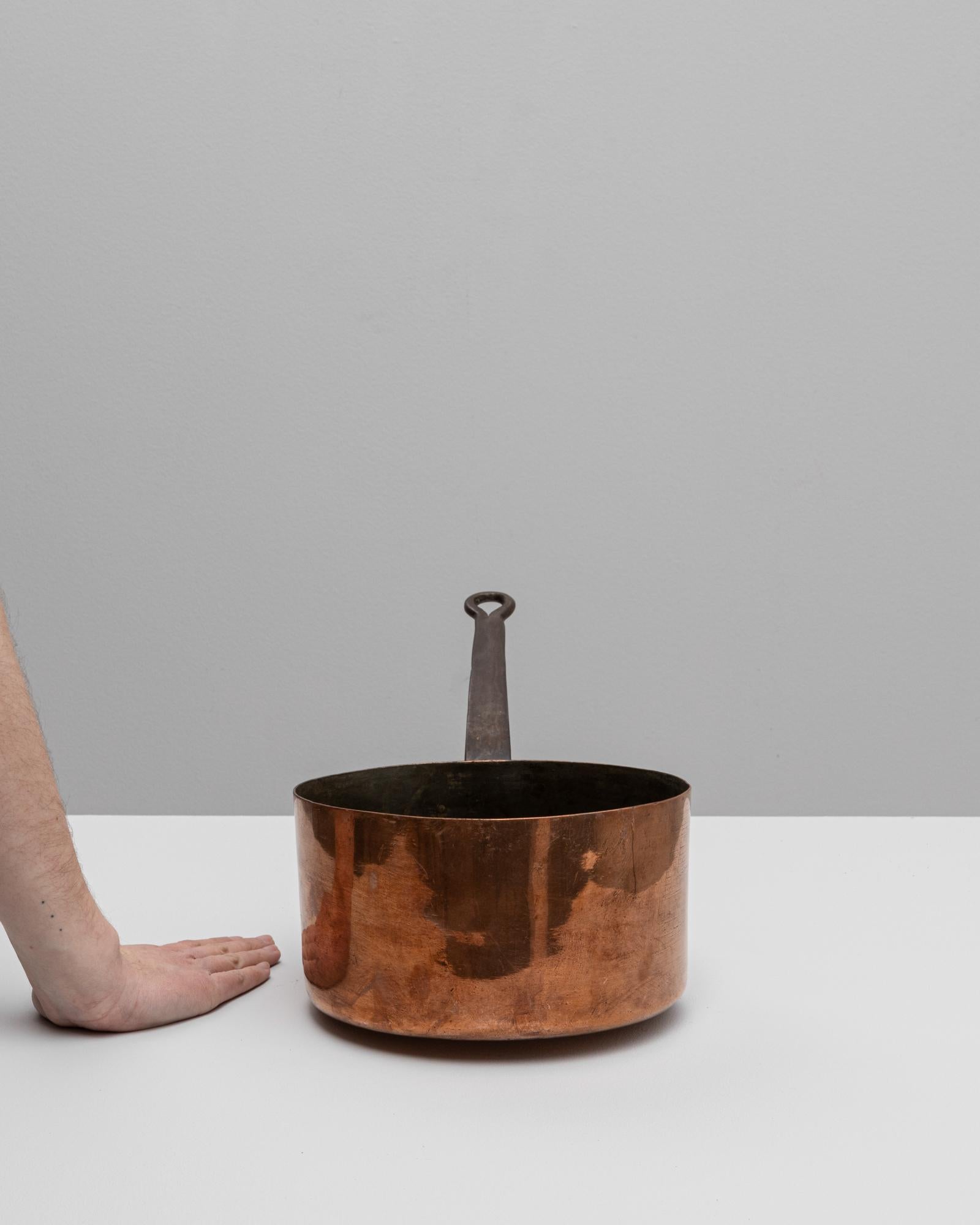 Französischer Kupfertopf aus dem 19. im Zustand „Gut“ im Angebot in High Point, NC