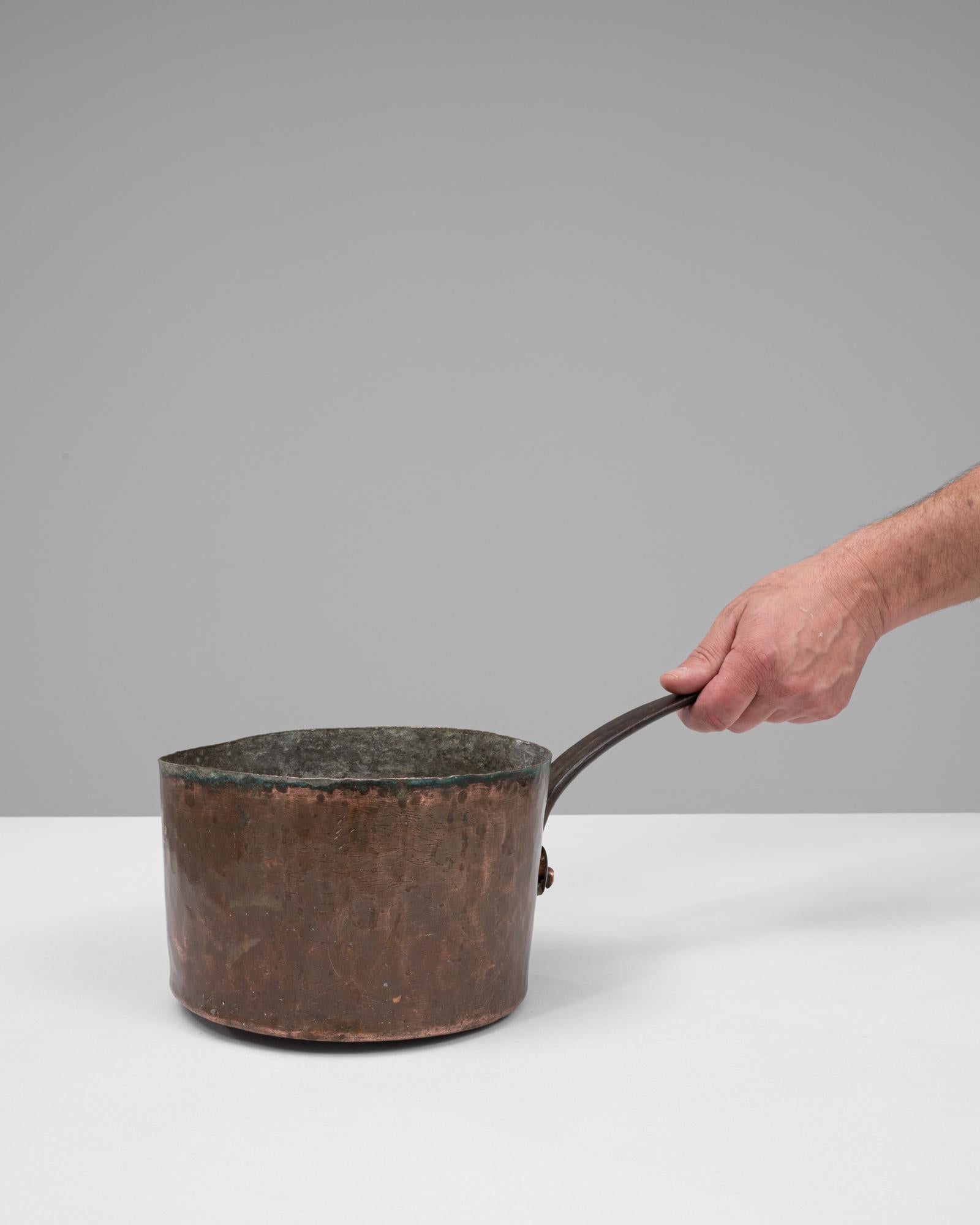 Französischer Kupfertopf aus dem 19. im Angebot 1