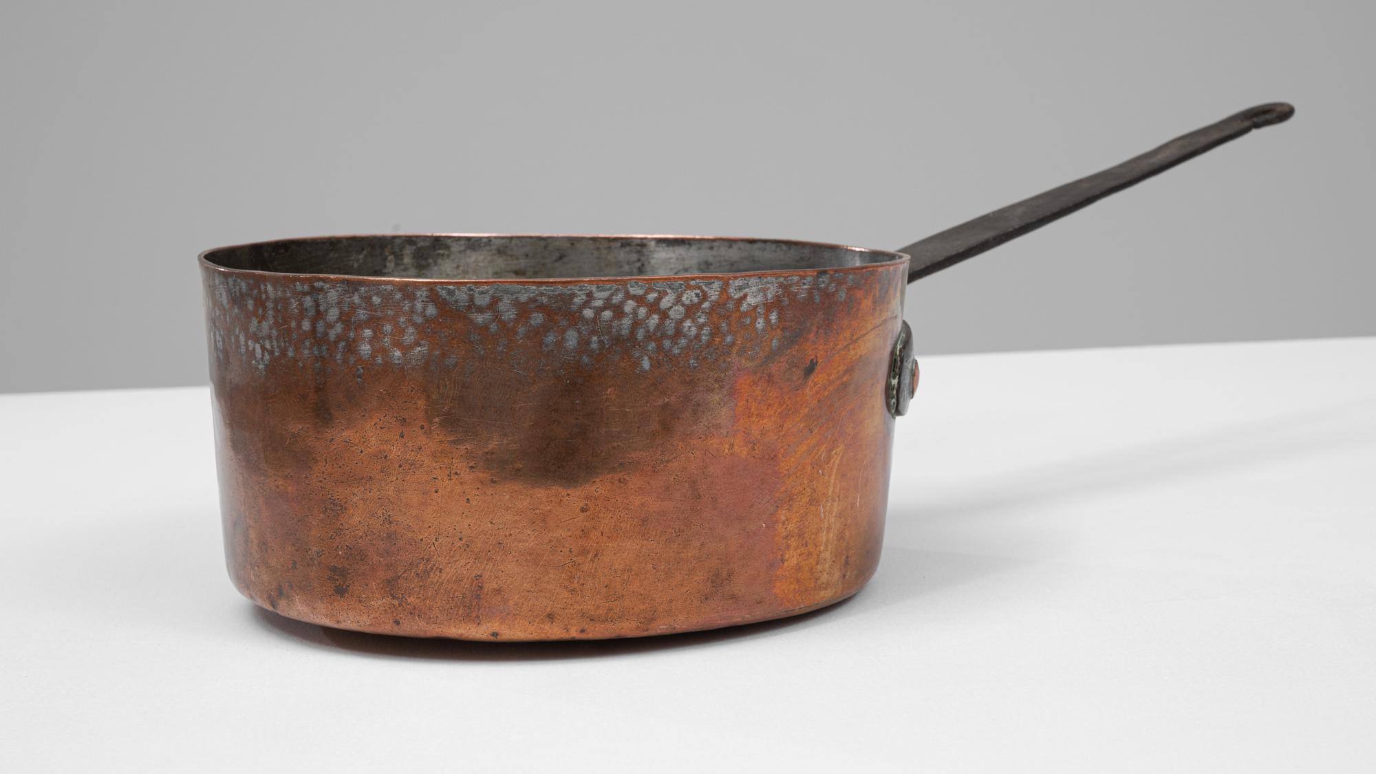 Französischer Kupfertopf aus dem 19. im Angebot 3