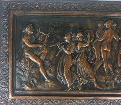 19th Century French Copper Relief Plaque, circa 1850