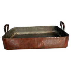 Antique 19th Century French Copper Roasting Pan