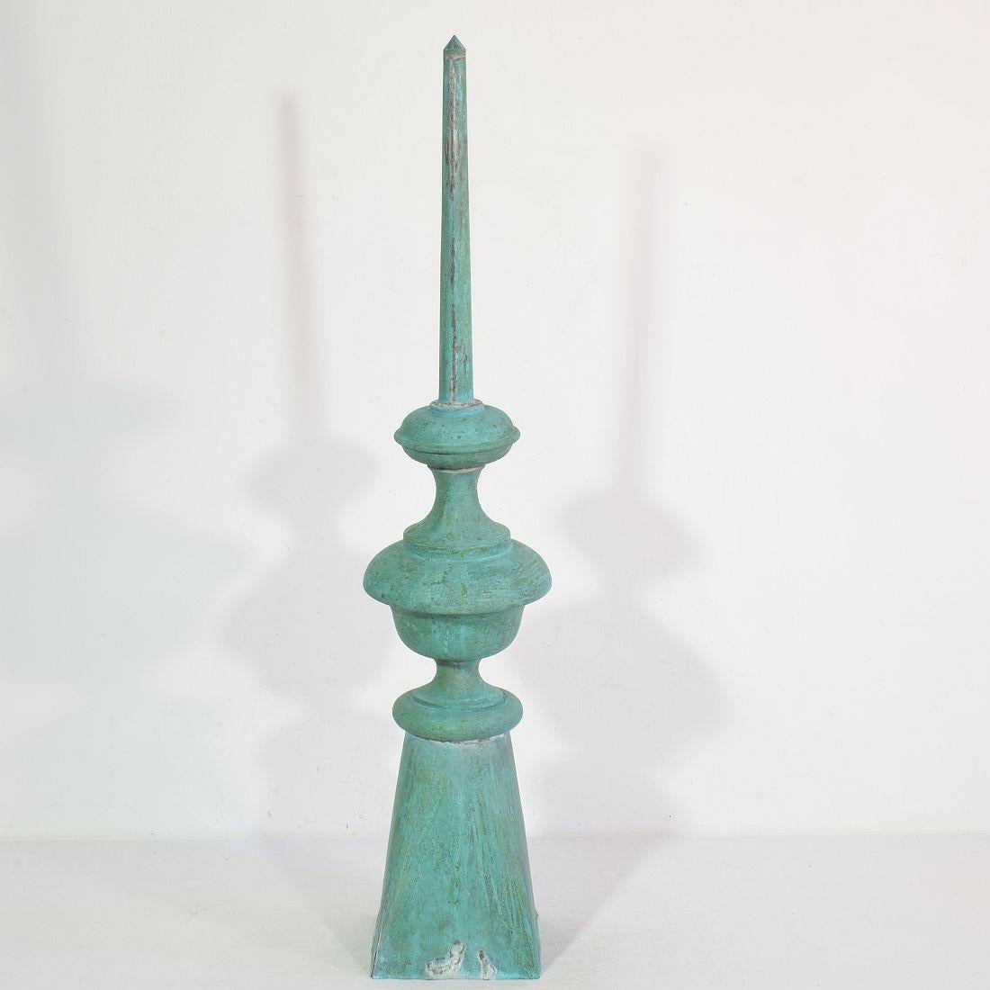 19th Century French Copper Roof Finial 1