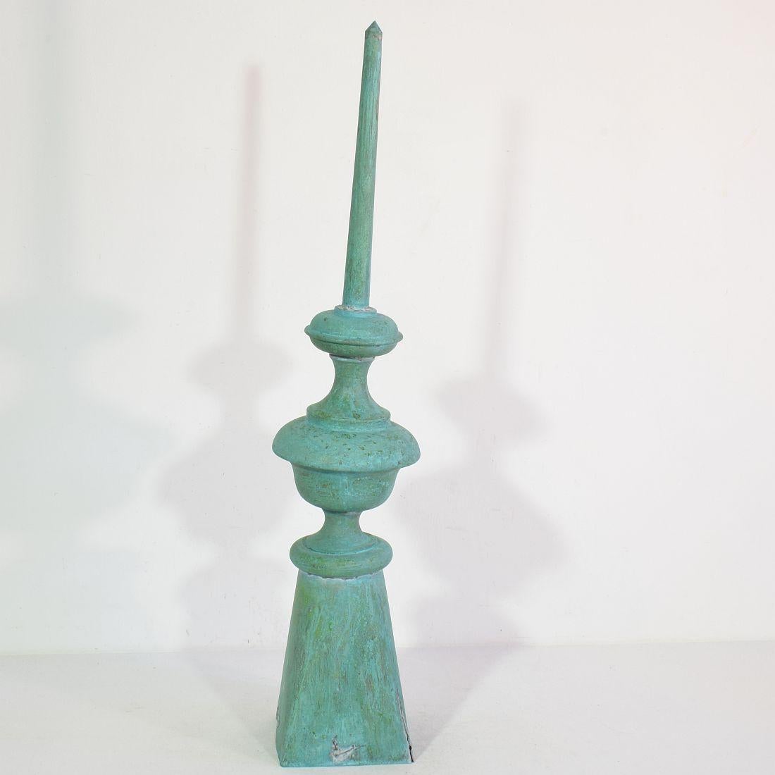 19th Century French Copper Roof Finial 2