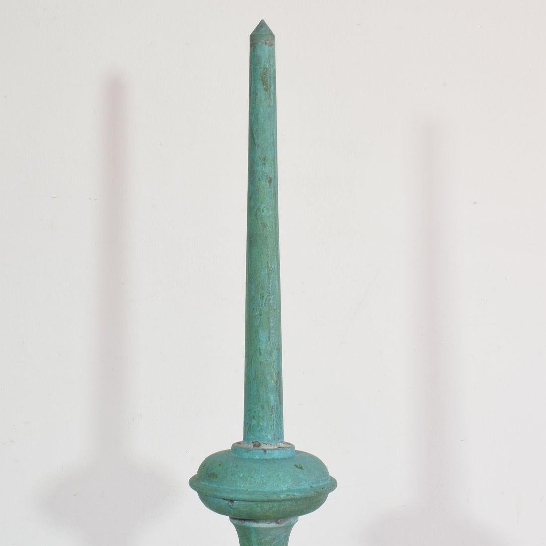 19th Century French Copper Roof Finial 3
