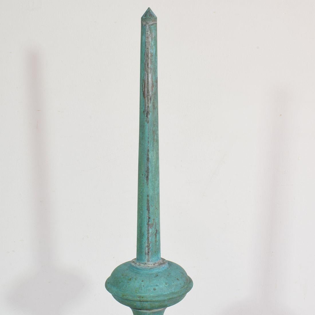 19th Century French Copper Roof Finial 4