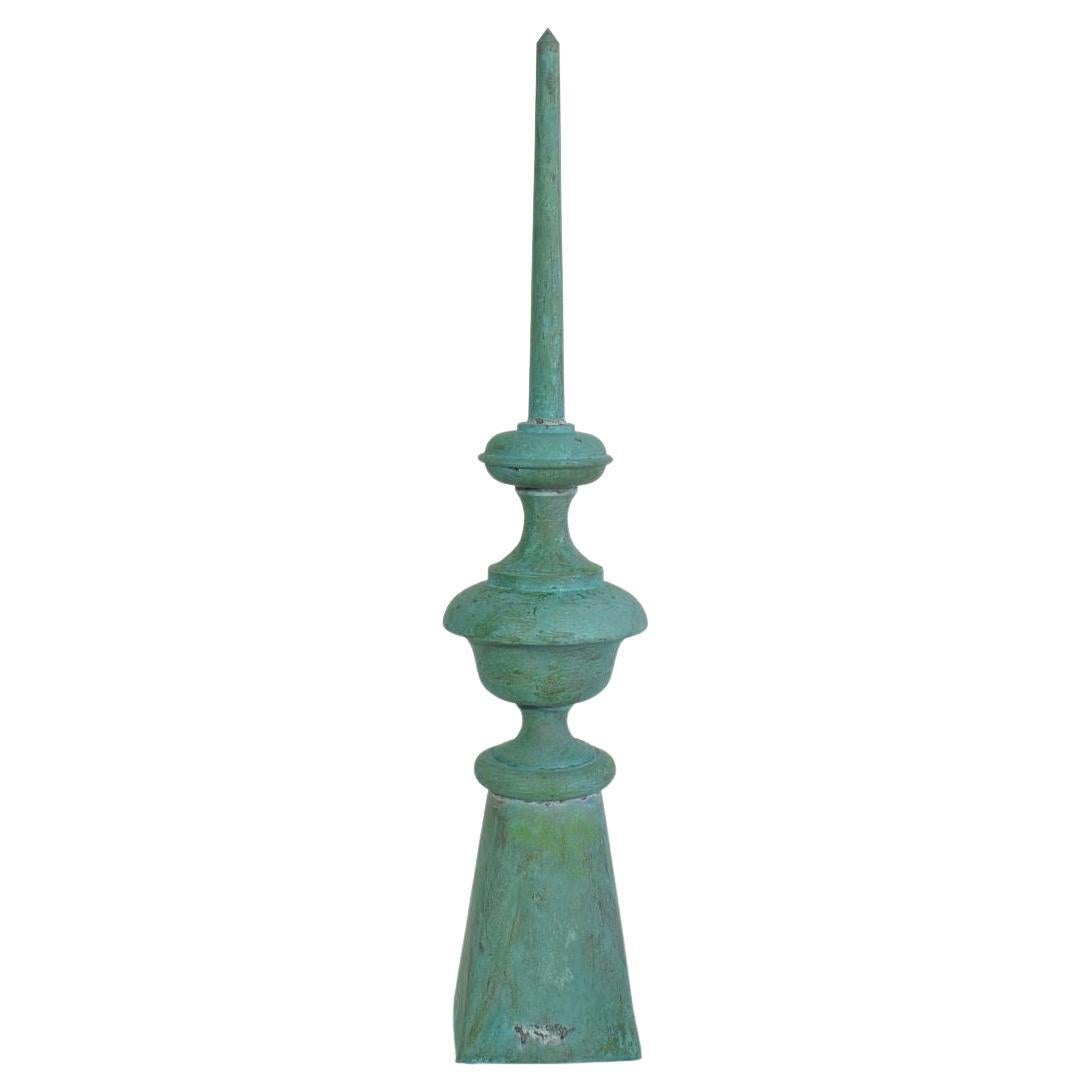 19th Century French Copper Roof Finial