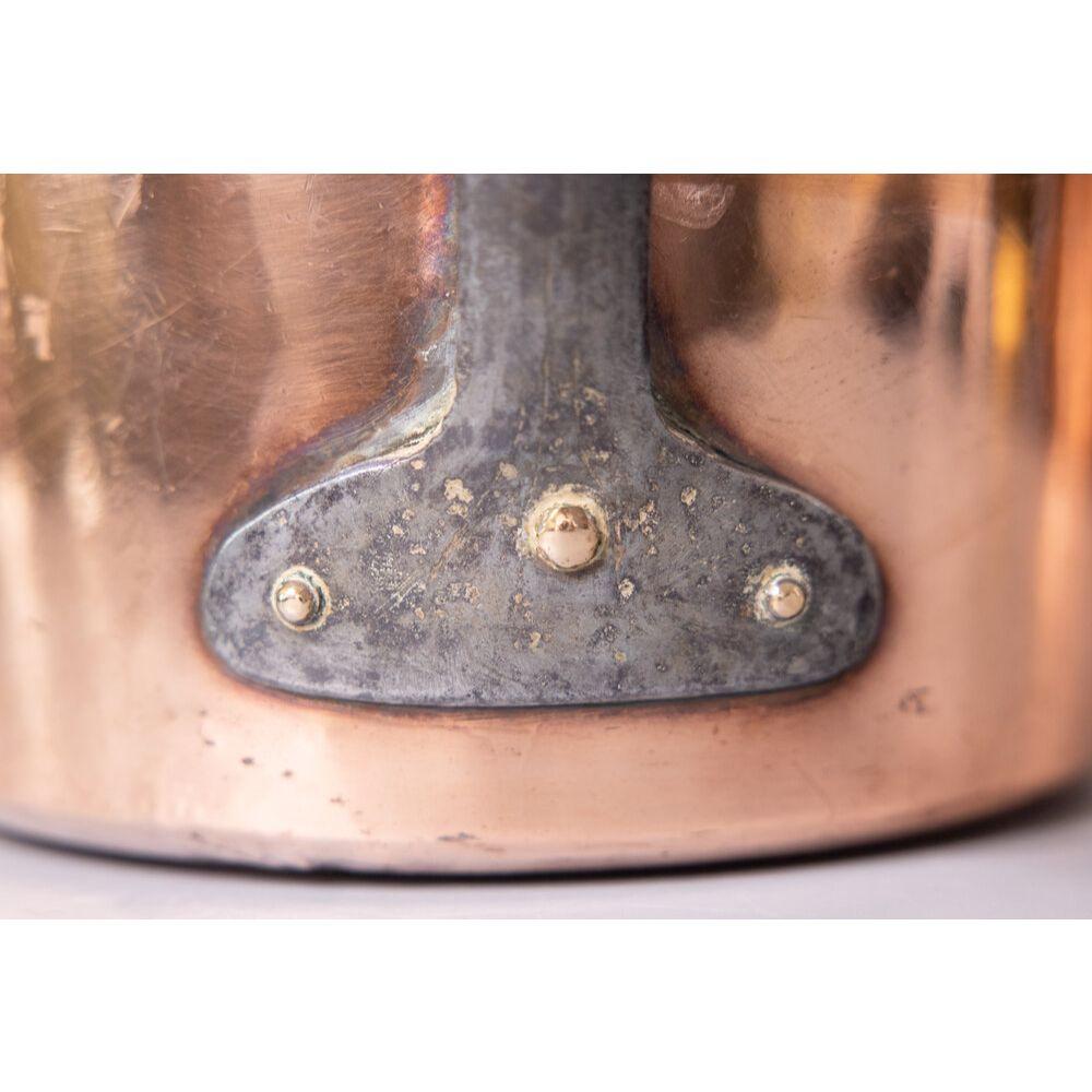 19th Century, French, Copper Saucepan Pot For Sale 3