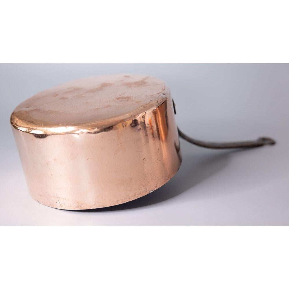 19th Century, French, Copper Saucepan Pot For Sale 4