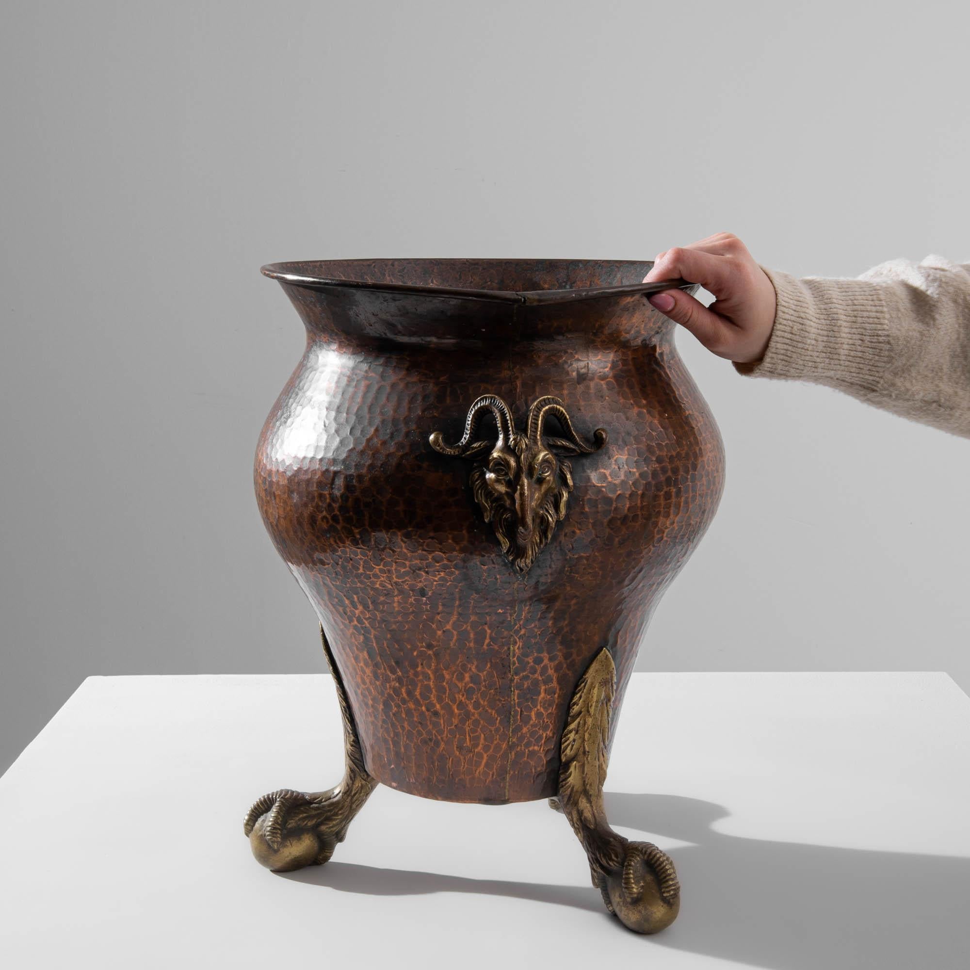 19th Century French Copper Vase 1