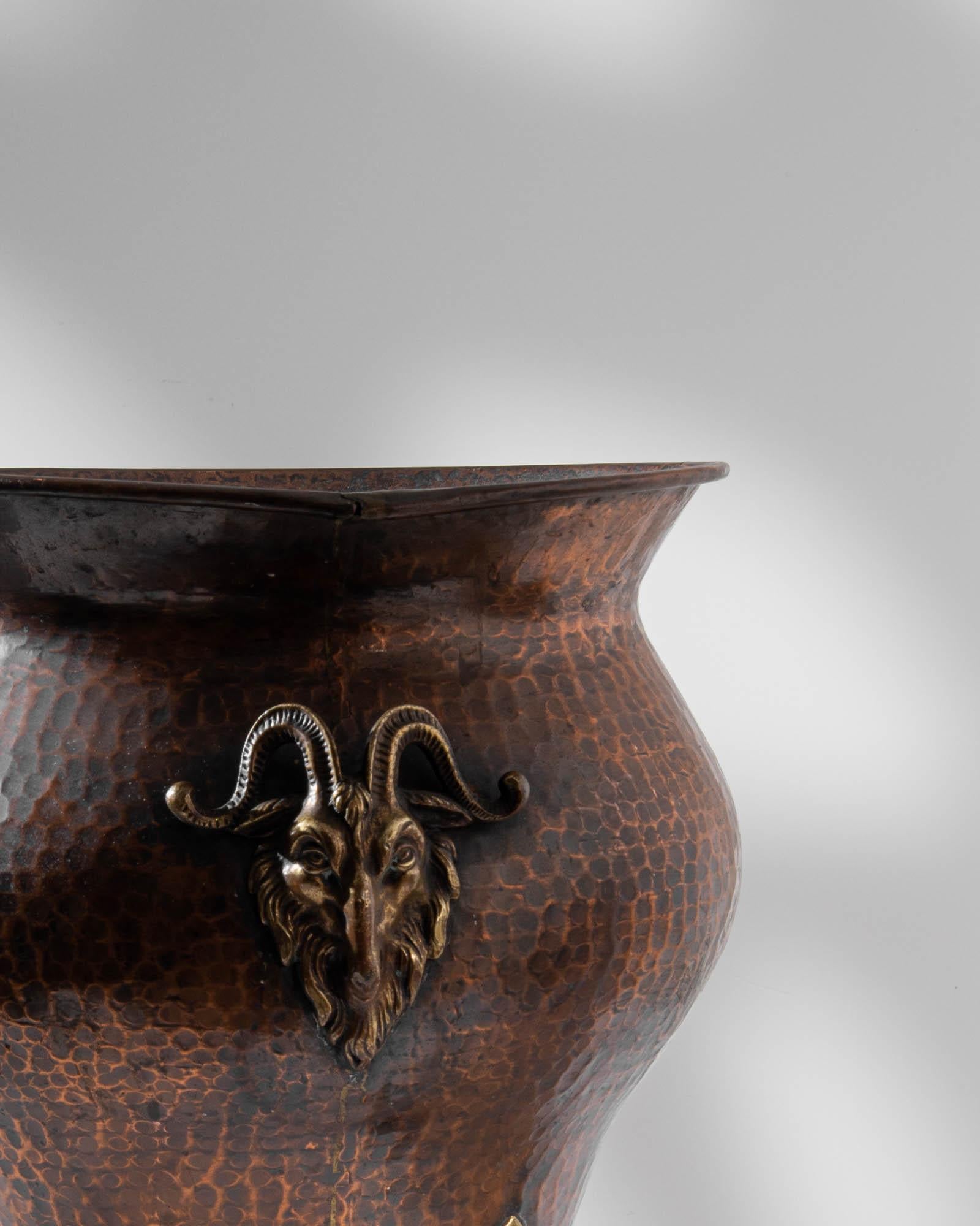 19th Century French Copper Vase 2