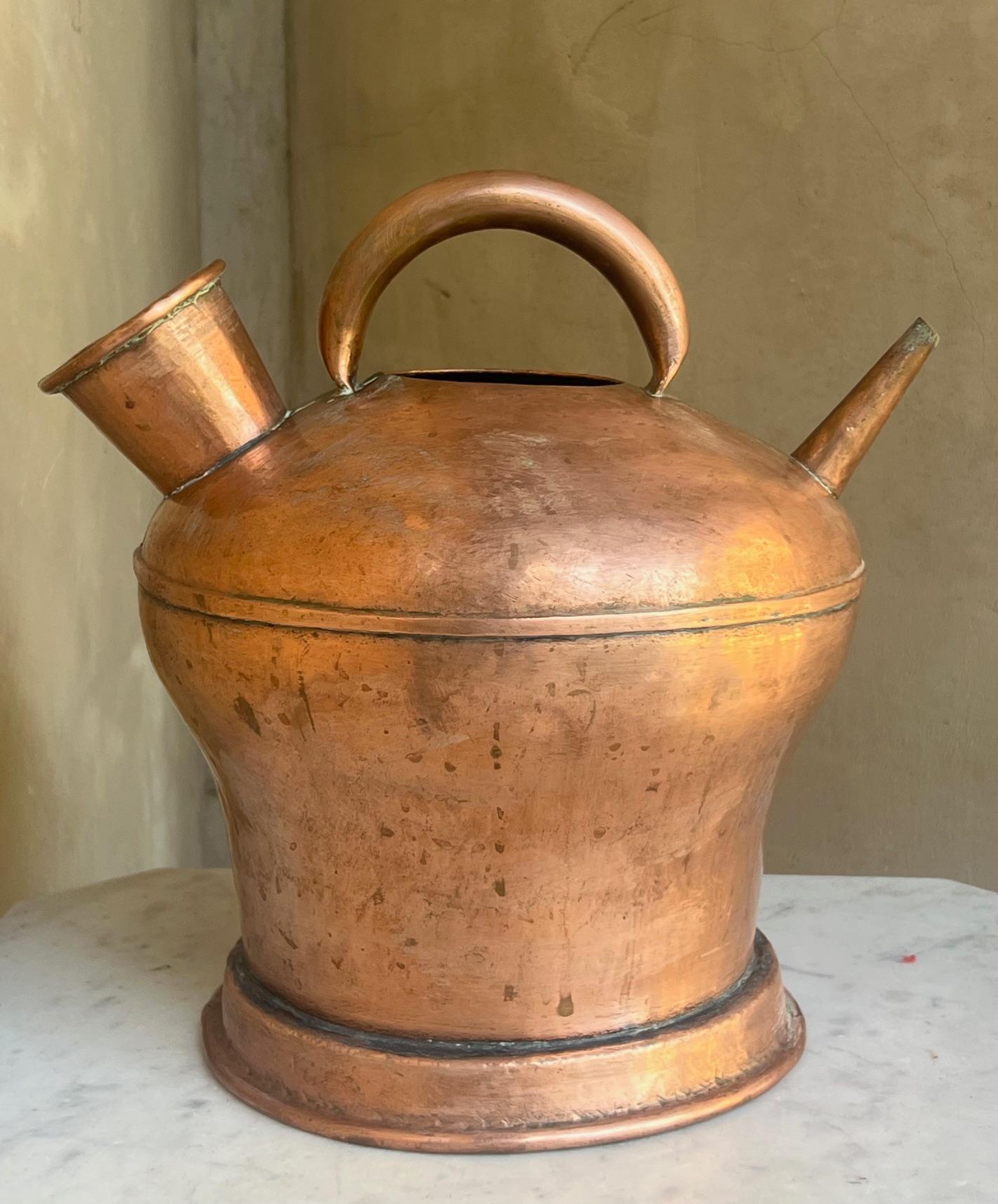 19th Century French Copper Watering Can For Sale 5