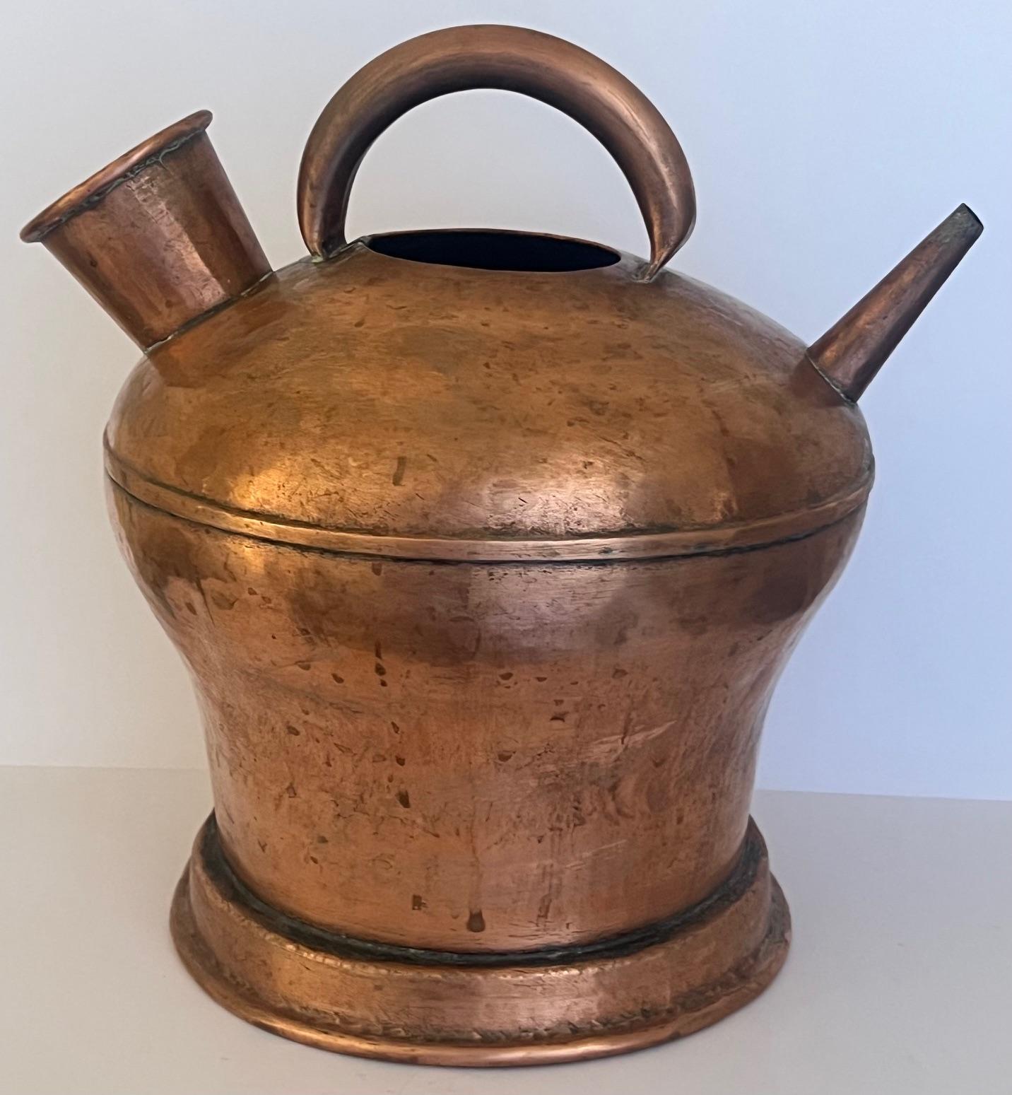 19th Century French Copper Watering Can For Sale 6