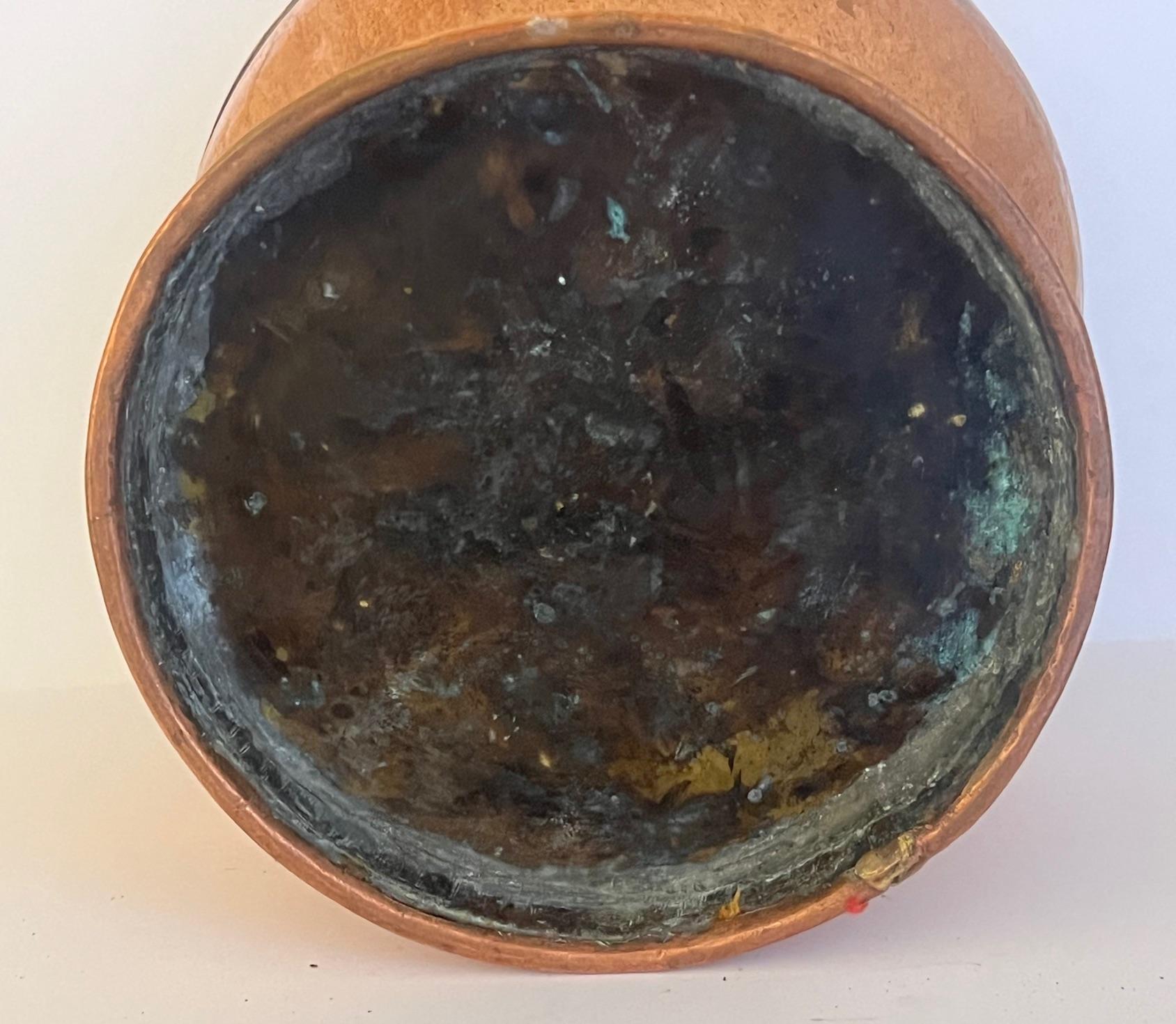 19th Century French Copper Watering Can For Sale 8