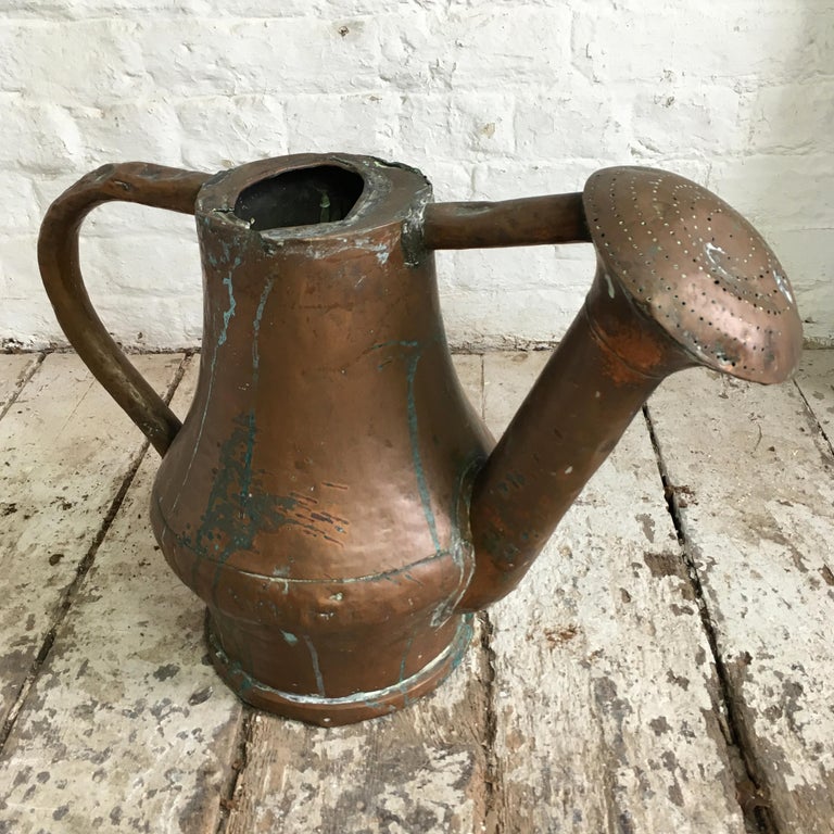 19th Century French Copper Watering Can For Sale at 1stdibs