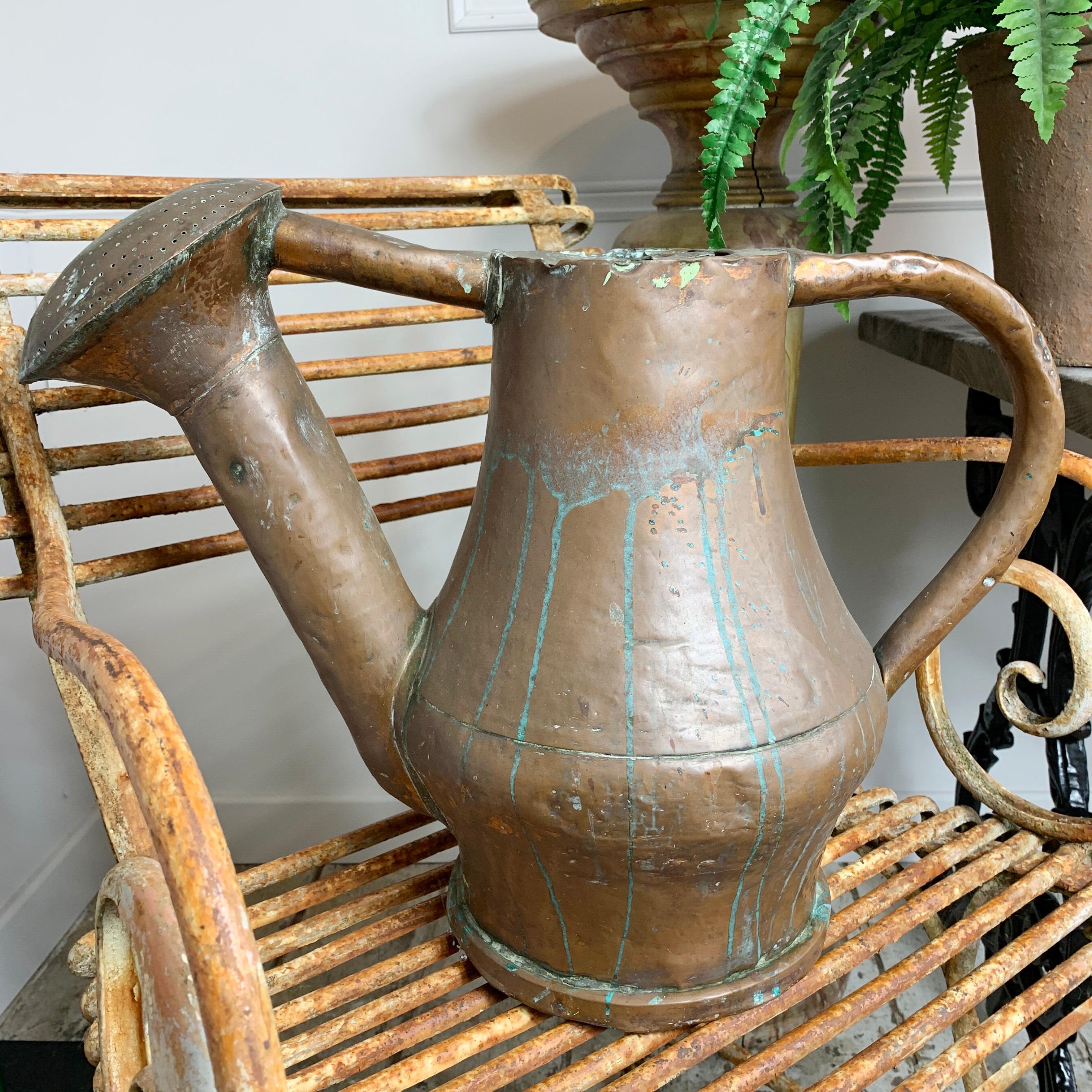 Napoleon III 19th Century French Copper Watering Can For Sale