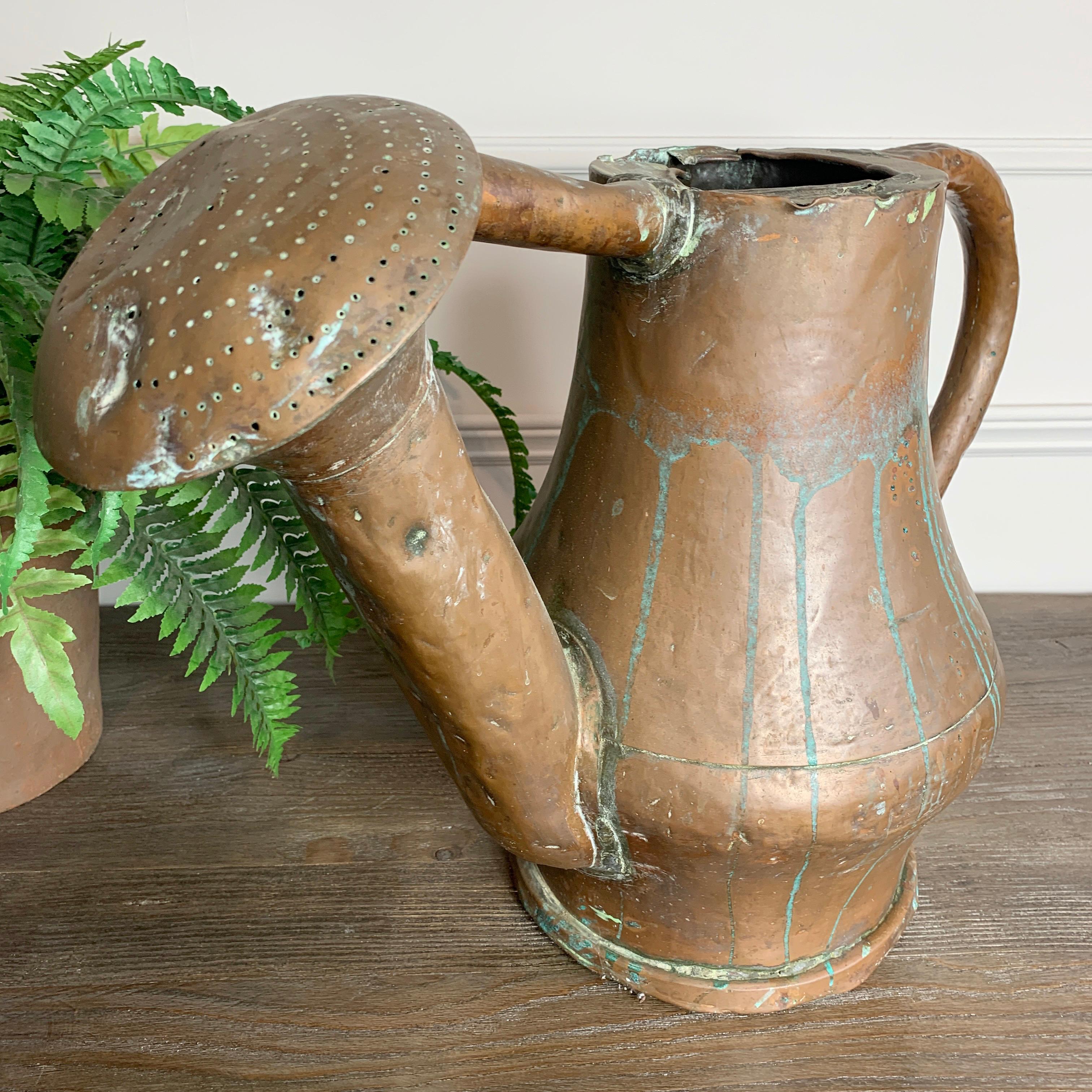 19th Century French Copper Watering Can For Sale 2