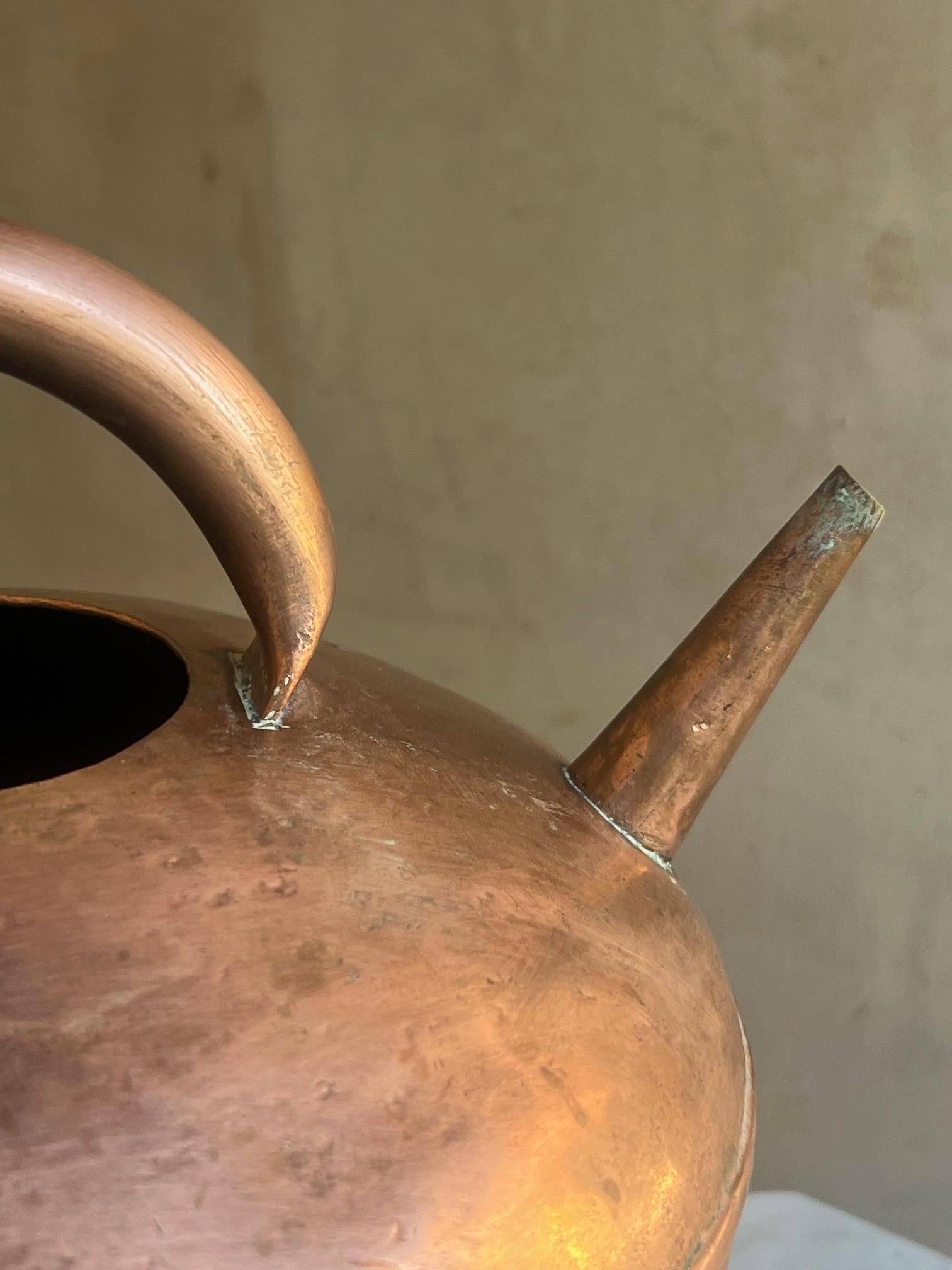 19th Century French Copper Watering Can For Sale 3