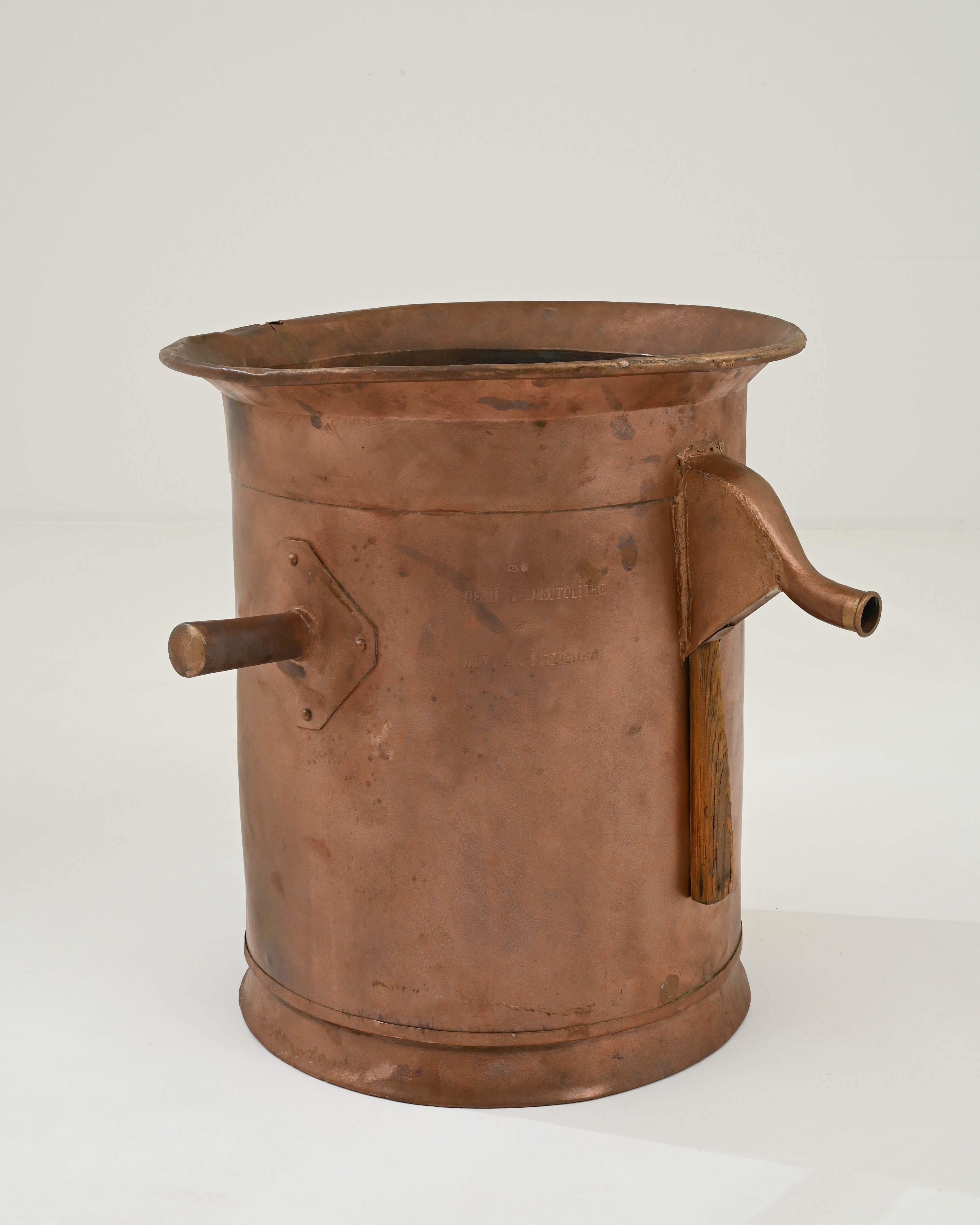 19th Century French Copper Wine Cauldron 2