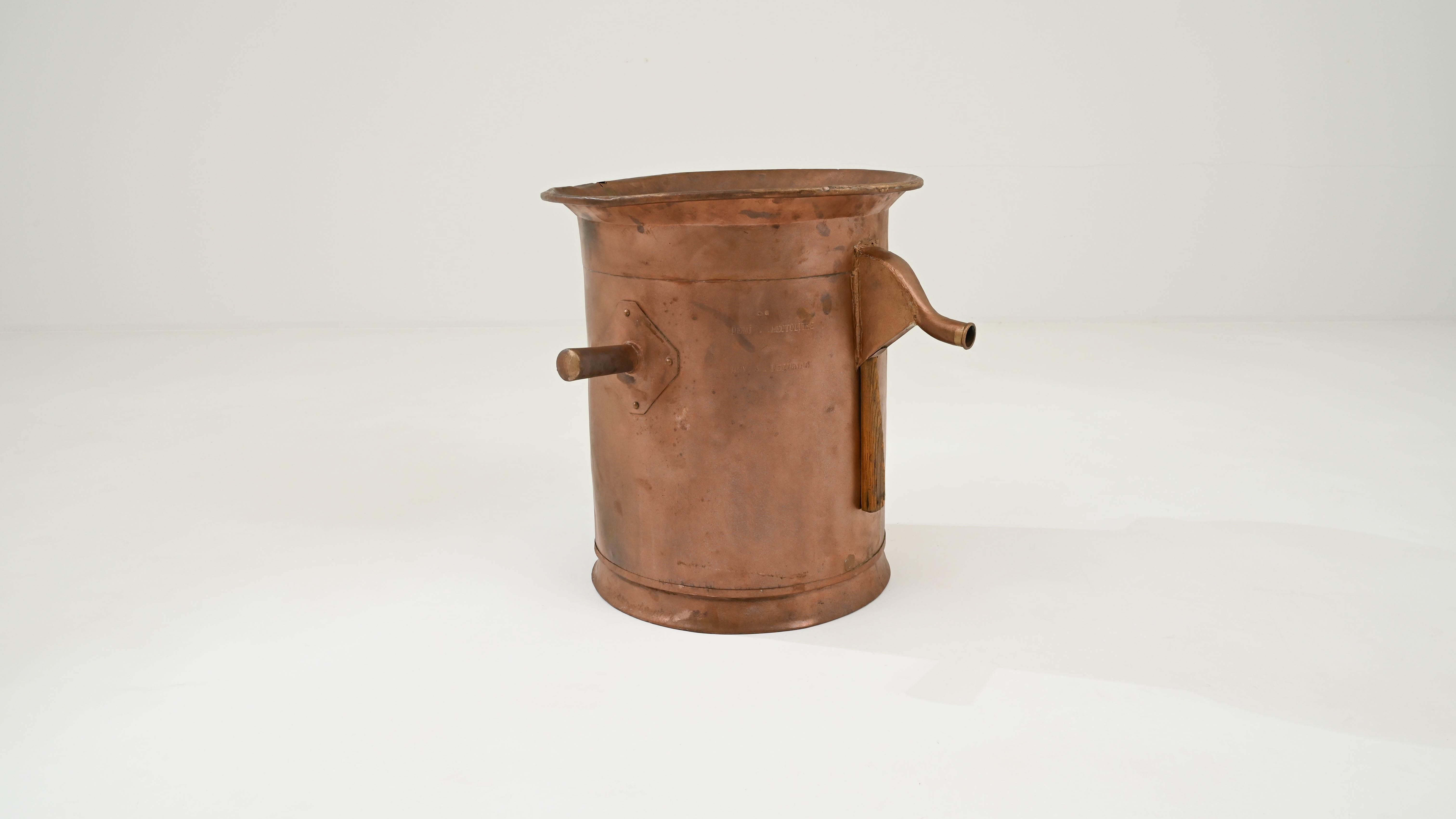 19th Century French Copper Wine Cauldron 3