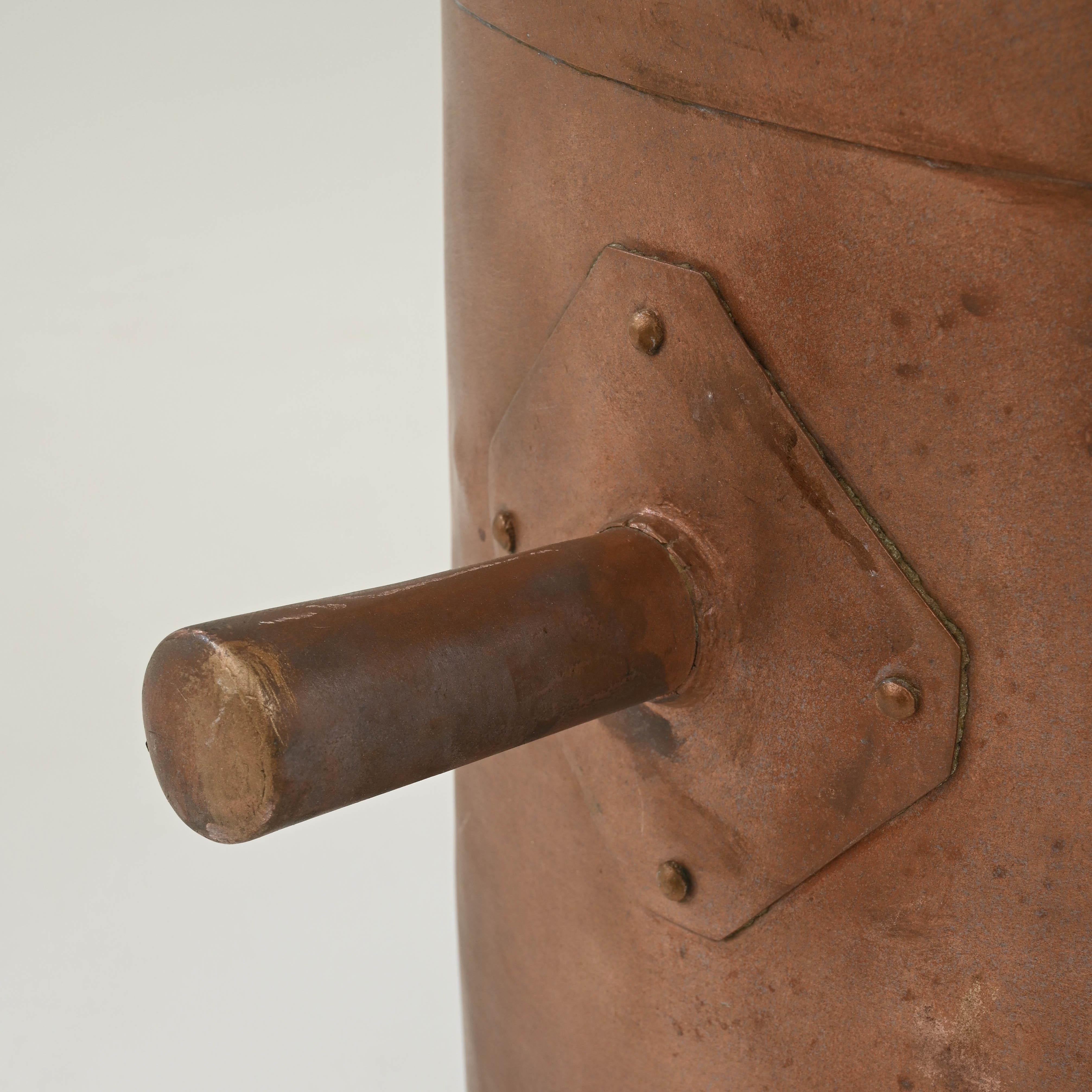 19th Century French Copper Wine Cauldron 5