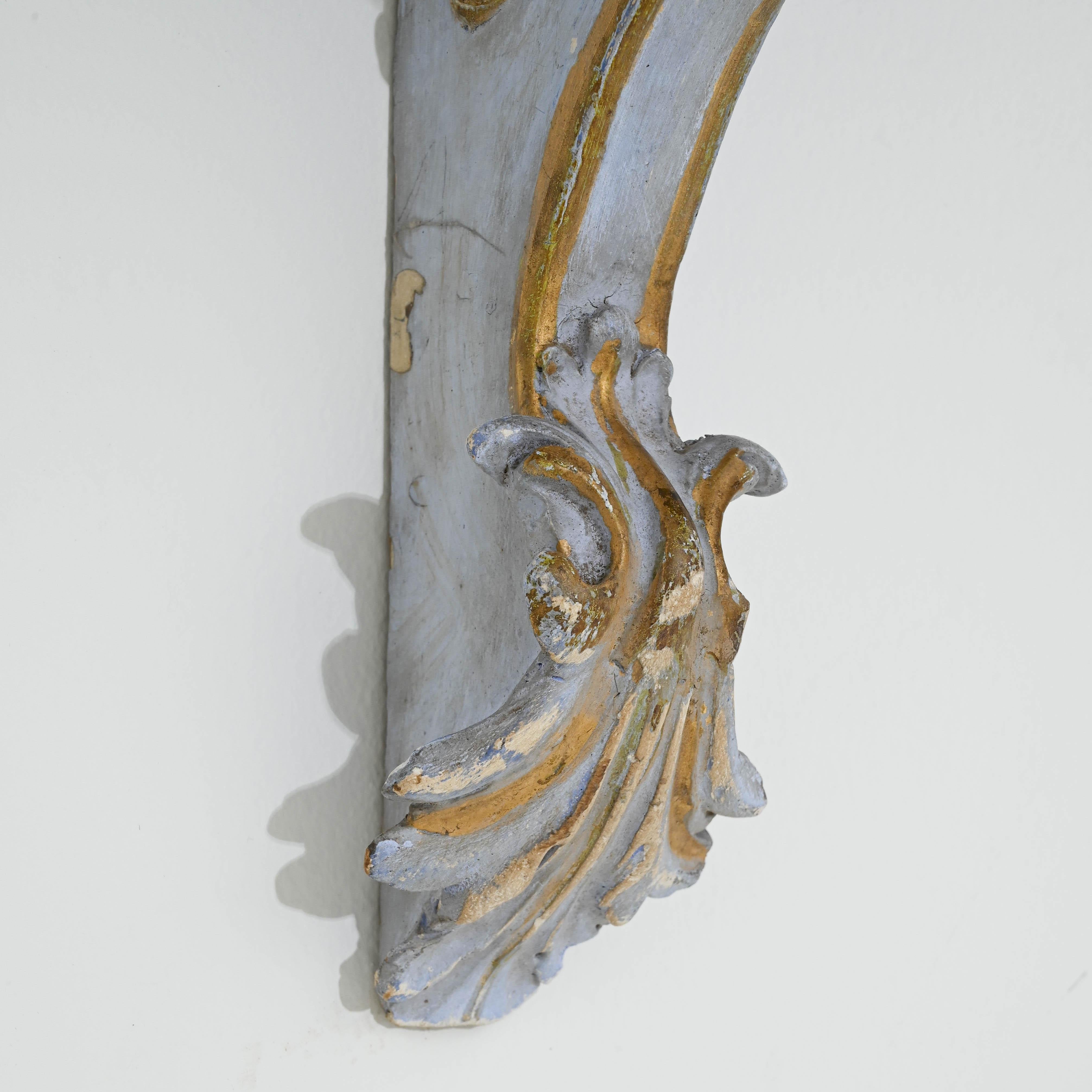 19th Century French Corbel Wall Shelves, a Pair  For Sale 5