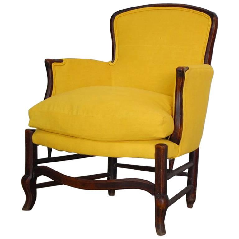 19th Century French Country Armchair For Sale