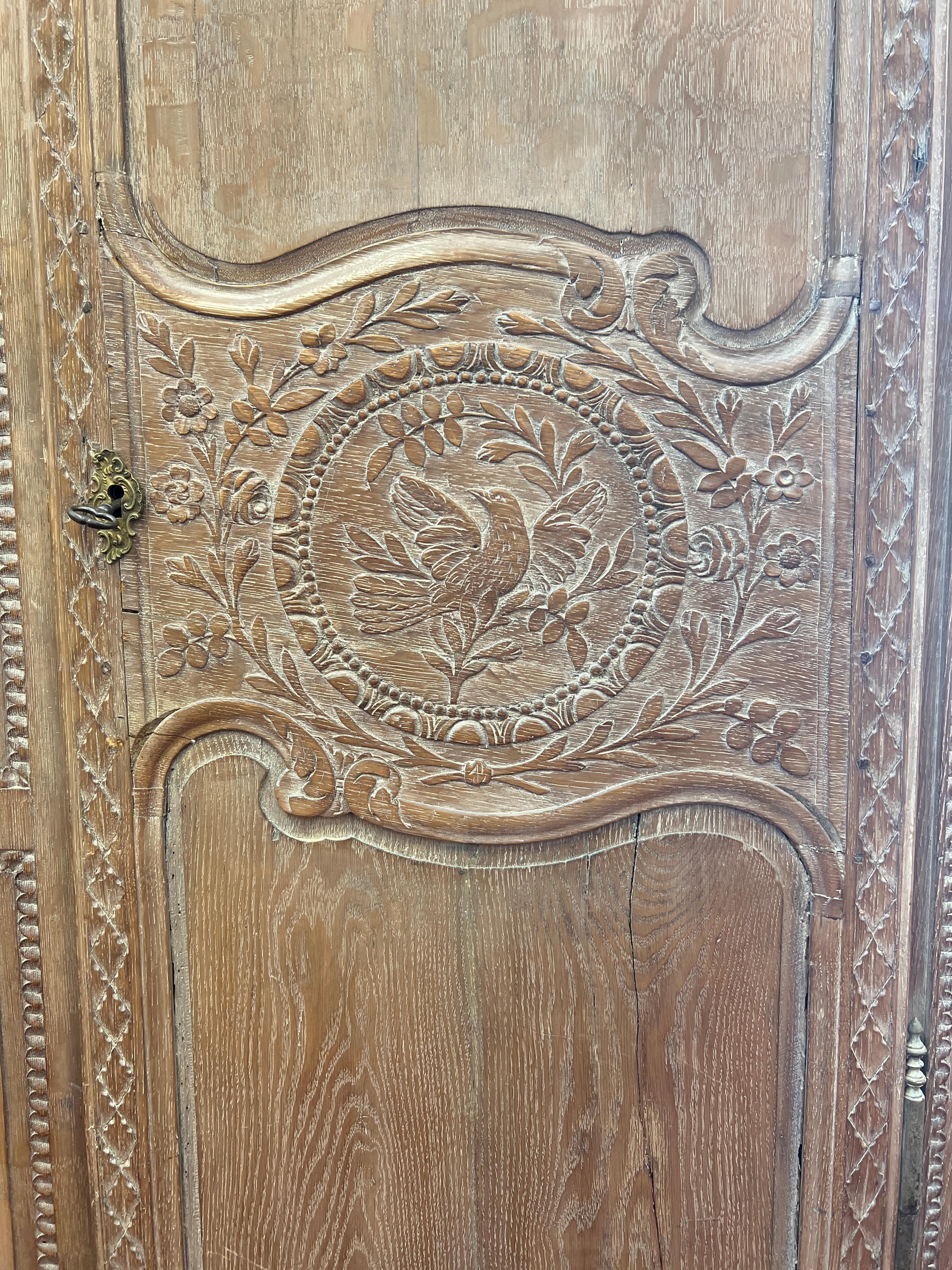 19th Century French Country Armoire in the Norman Style De Bayeux For Sale 8