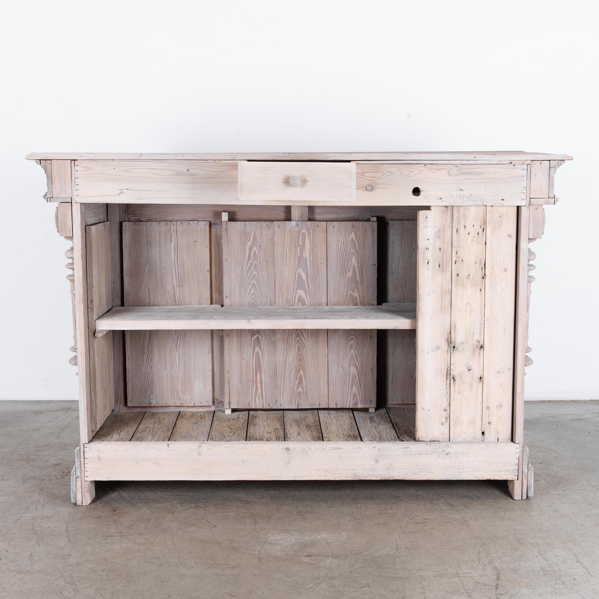 Pine 19th Century French Country Bar Counter