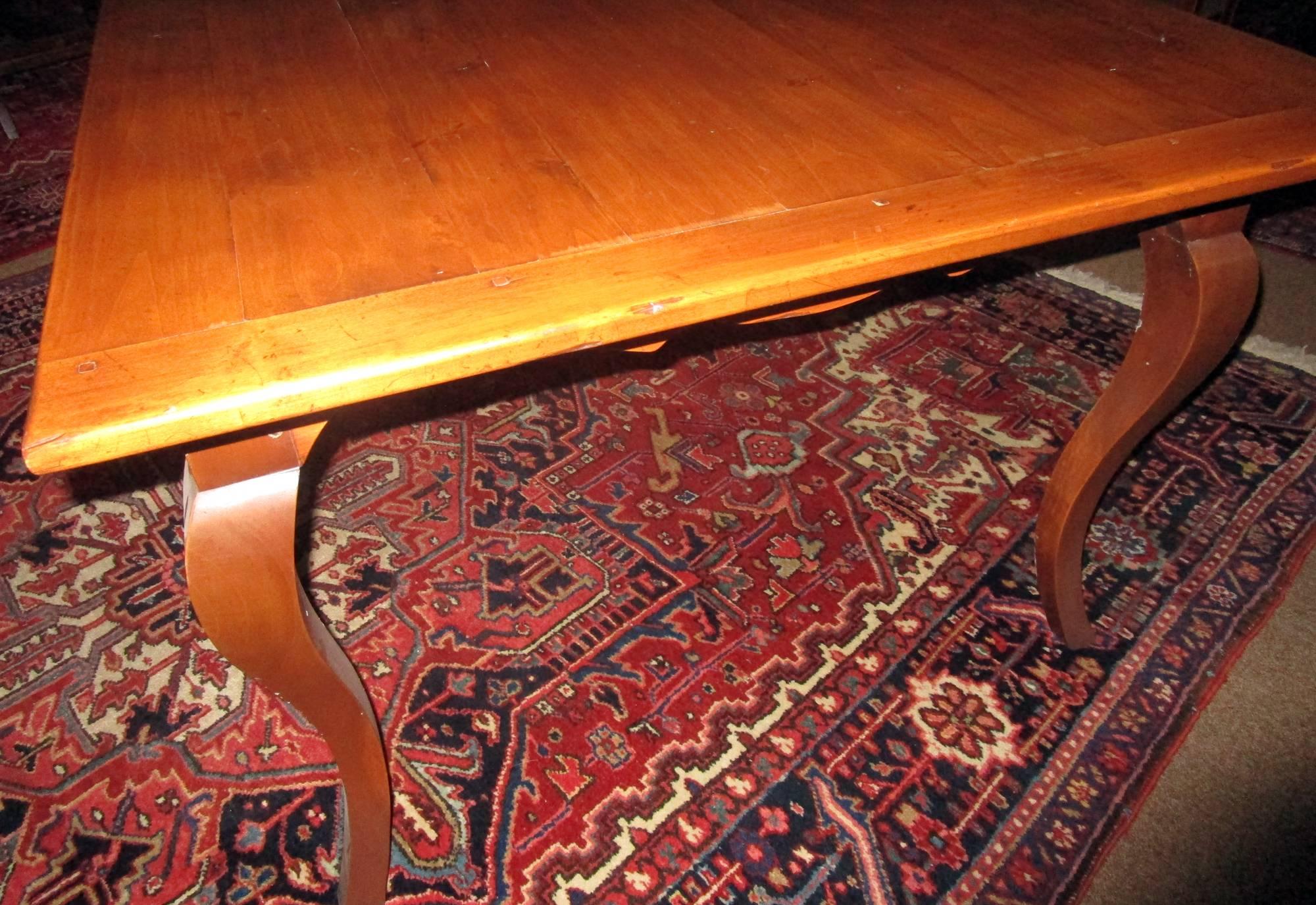 19th century French Country Fruitwood Dining Table 2