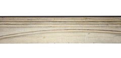 19th Century French Country Hard Limestone Antique Fireplace Surround