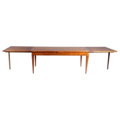 19th Century French Country House Table, 12-14 Persons, Solid Cherry, circa 1850