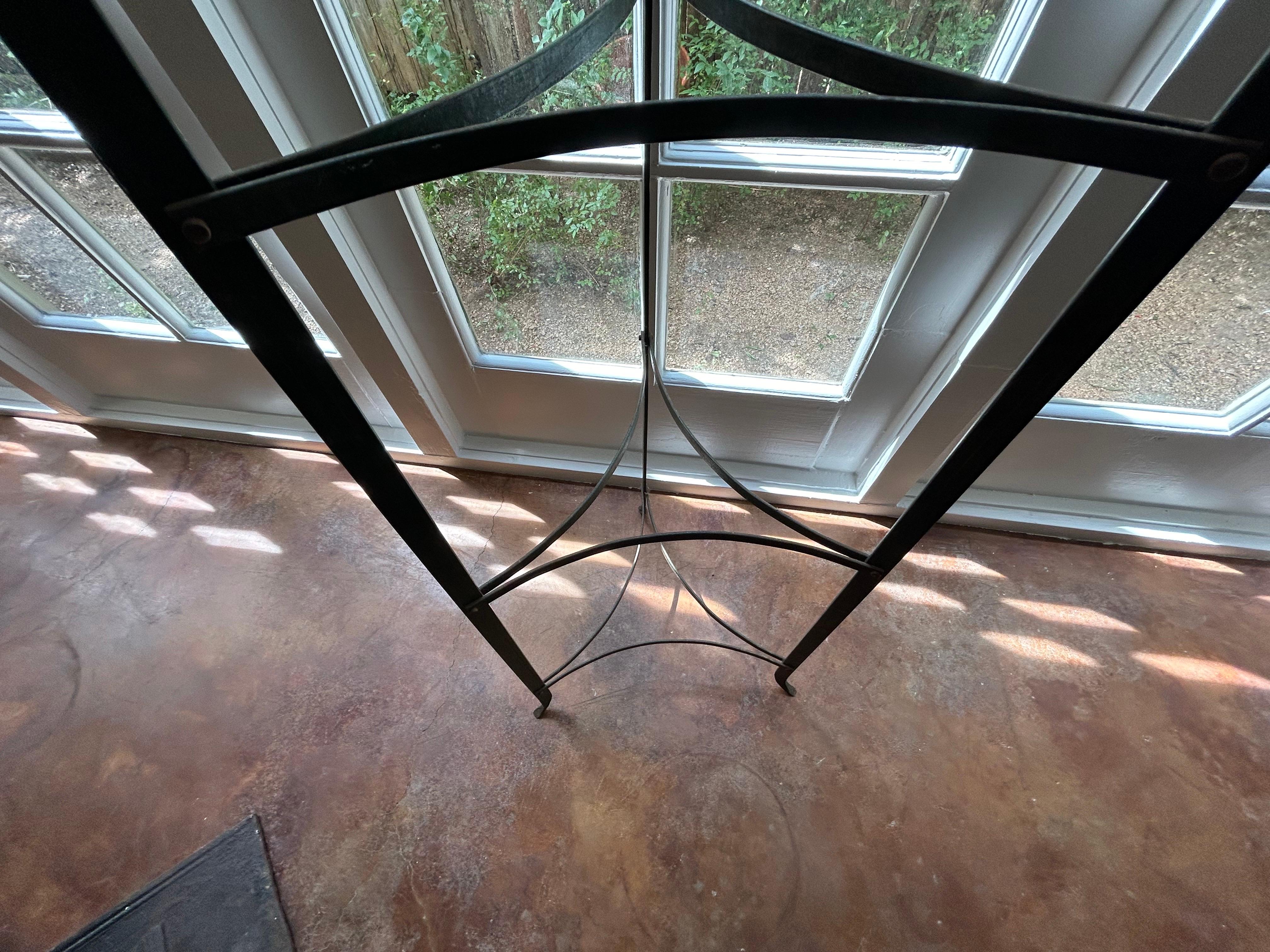 19th Century French Country Iron Pot Stand Or Rack For Sale 8