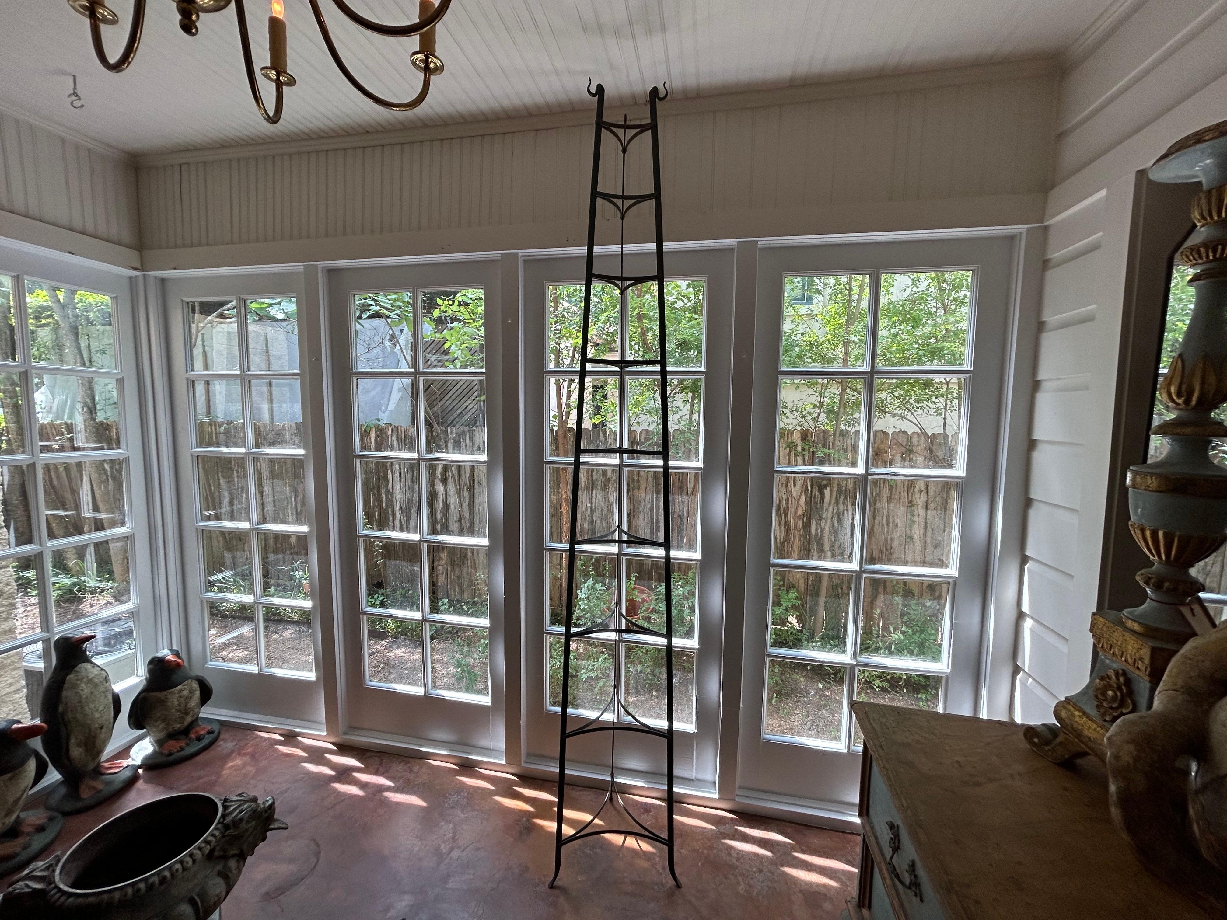 19th Century French Country Iron Pot Stand Or Rack For Sale 9