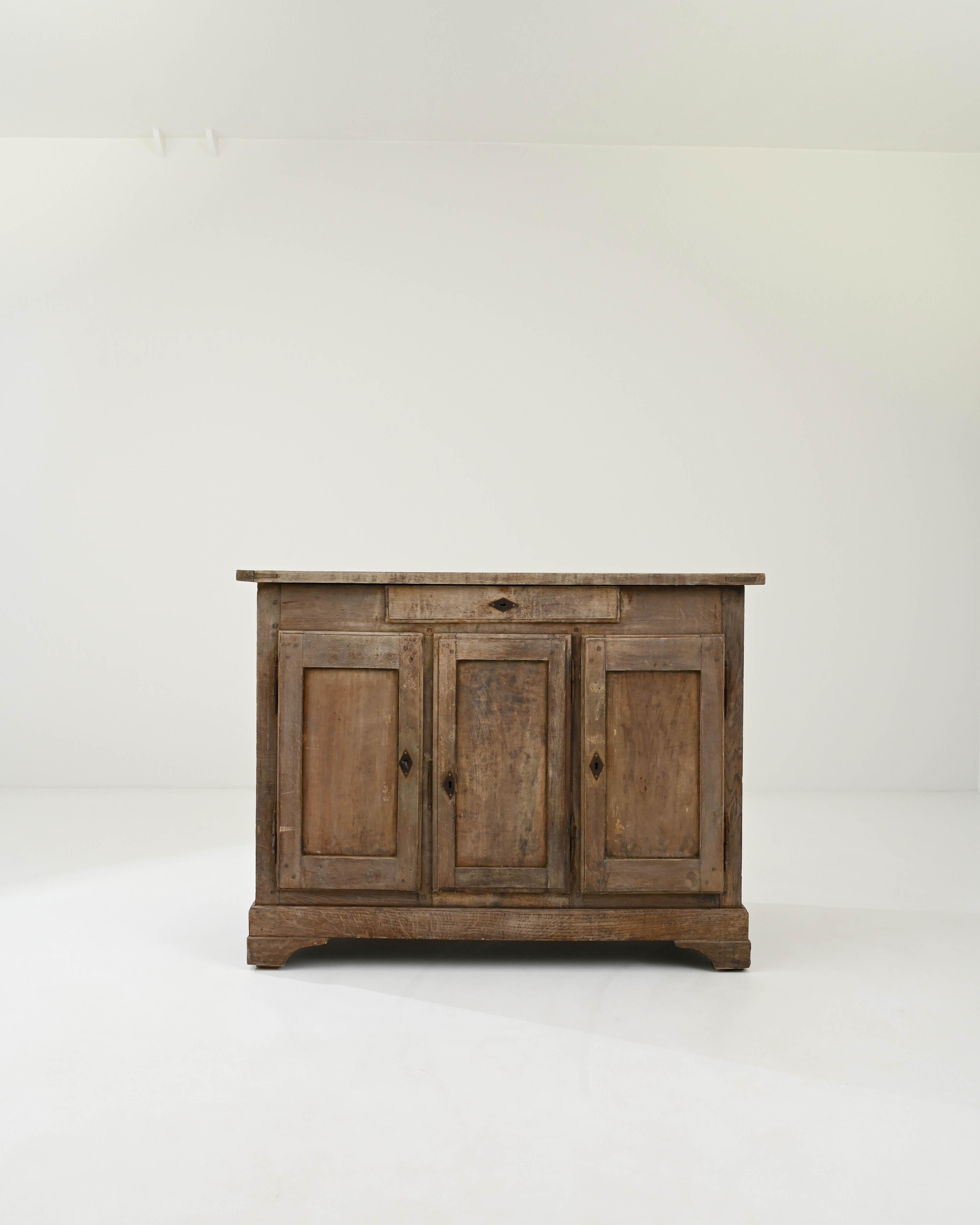 19th Century French Country Oak Buffet 1