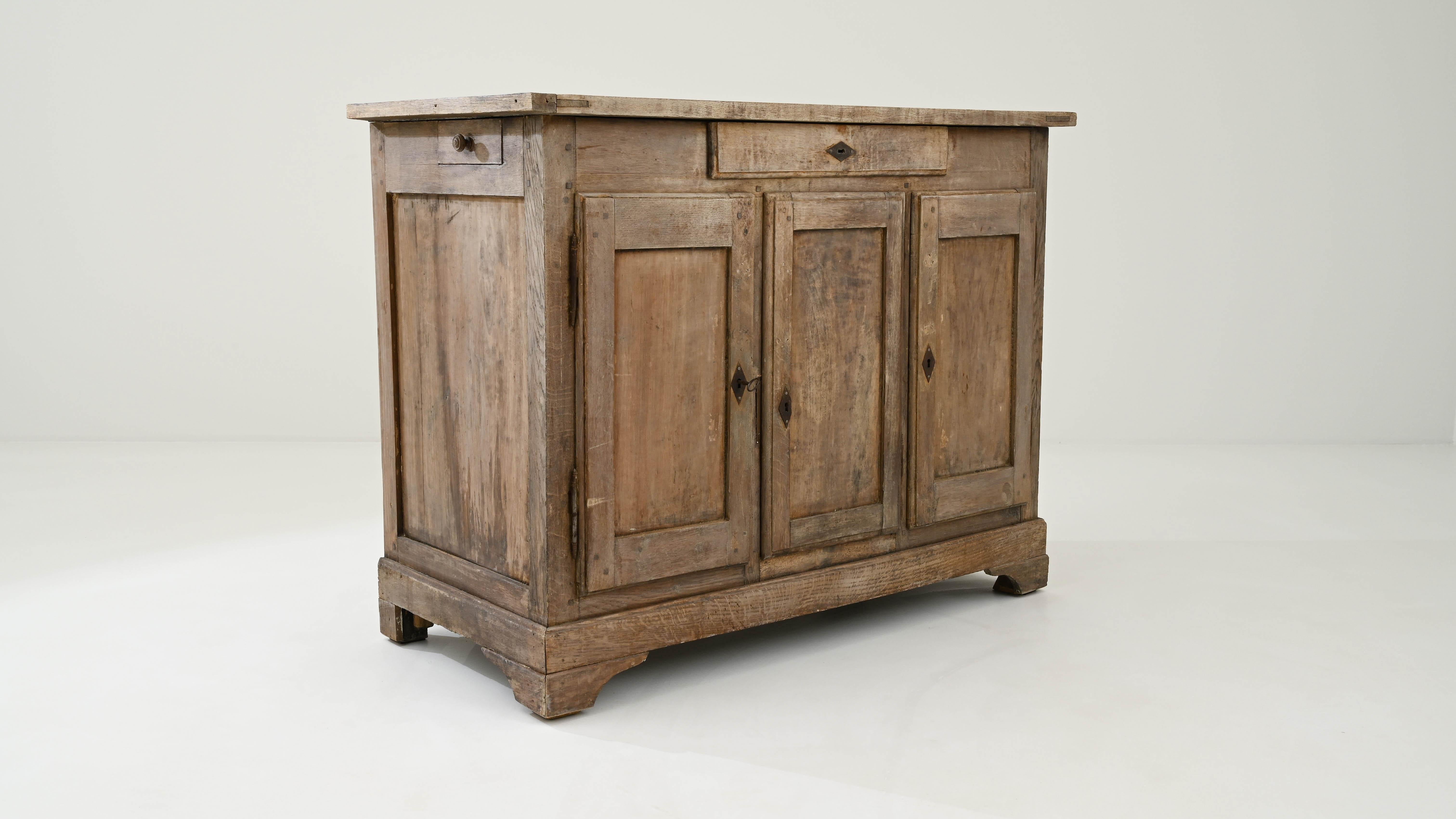 19th Century French Country Oak Buffet 5